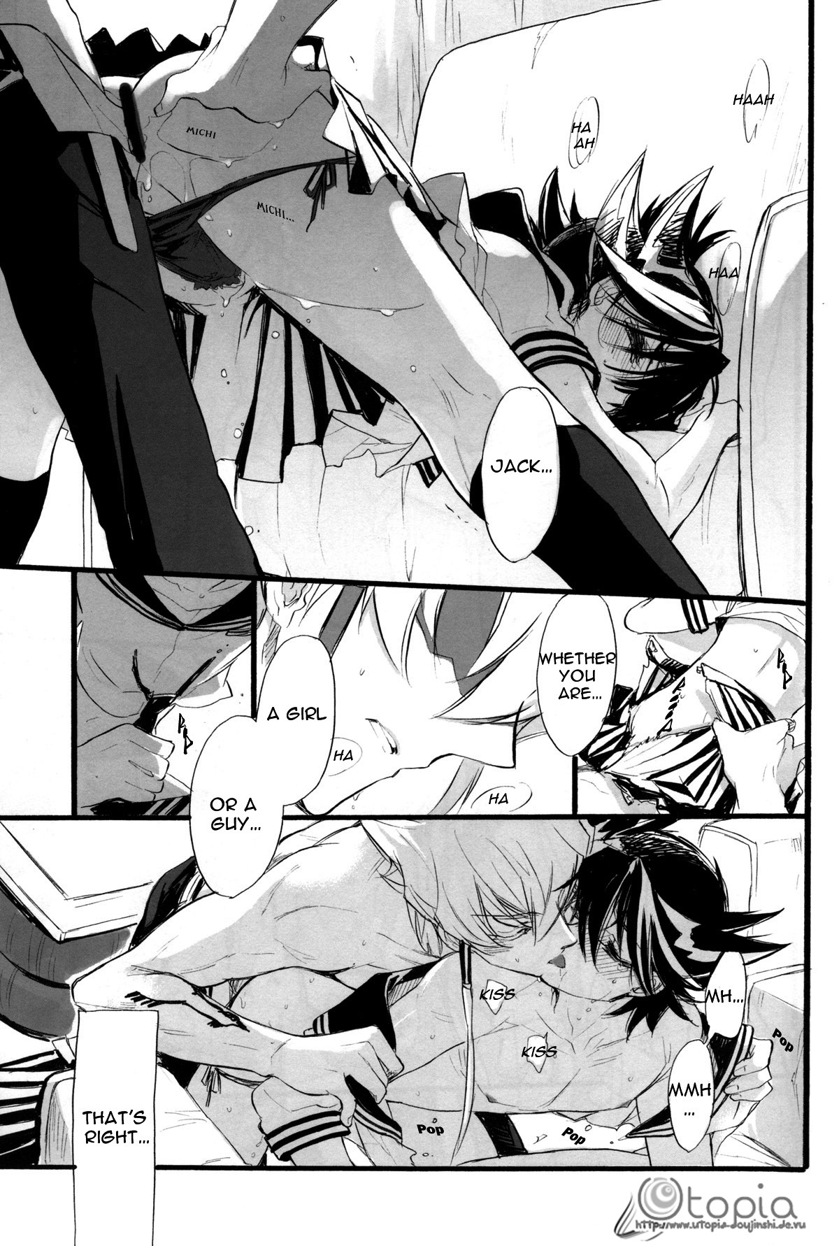 (SPARK3) [Rapan (Himuro Shizuku)] Sailor Fuku to Duel King (Yu-Gi-Oh! 5D's) [English] [utopia-doujinshi] page 26 full