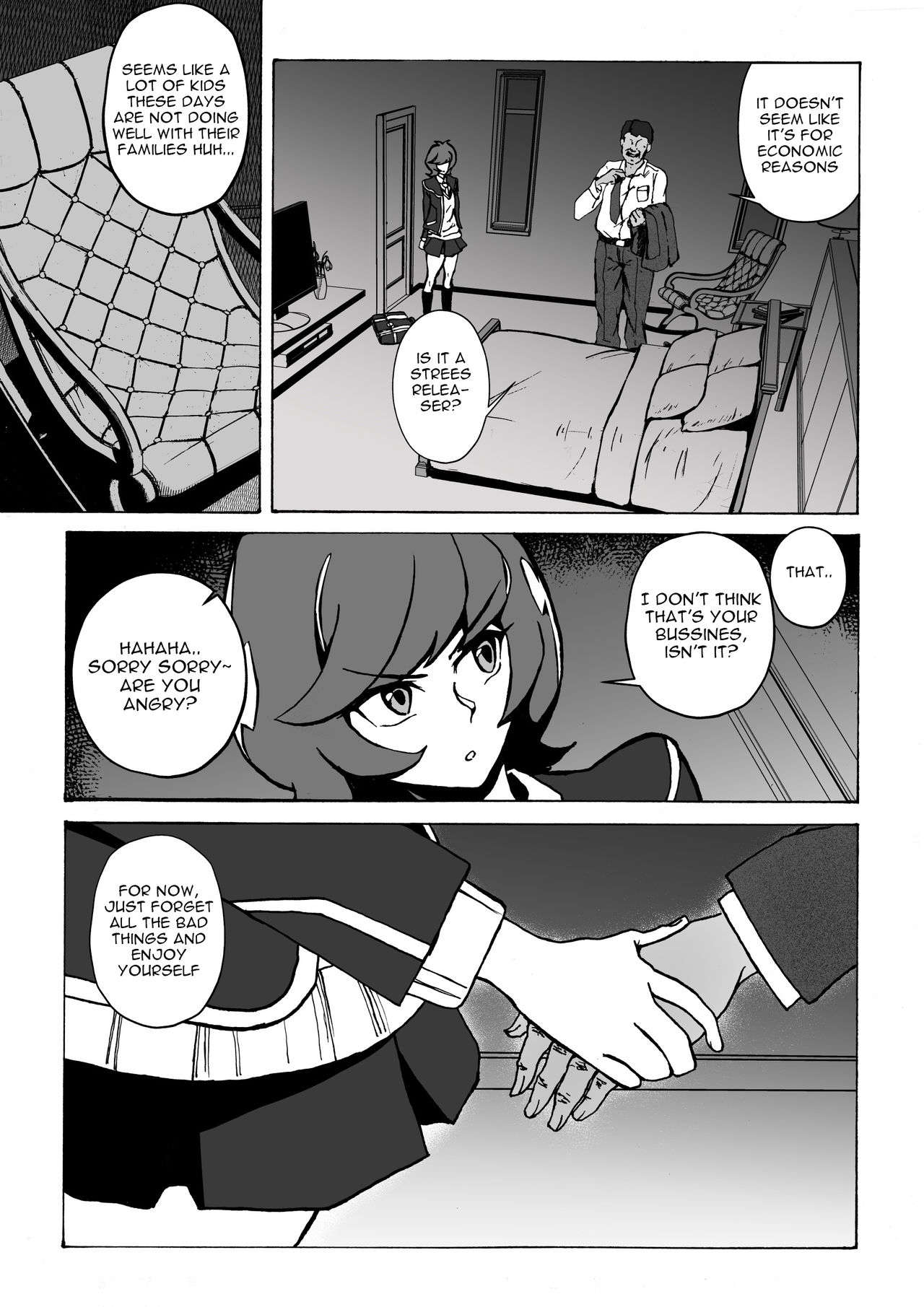 [S. (Suzunokei)] Compensated Dating JK and Impregnator Oji-san (Yu-Gi-Oh! VRAINS) [English] [Gagak_Ireng] page 4 full