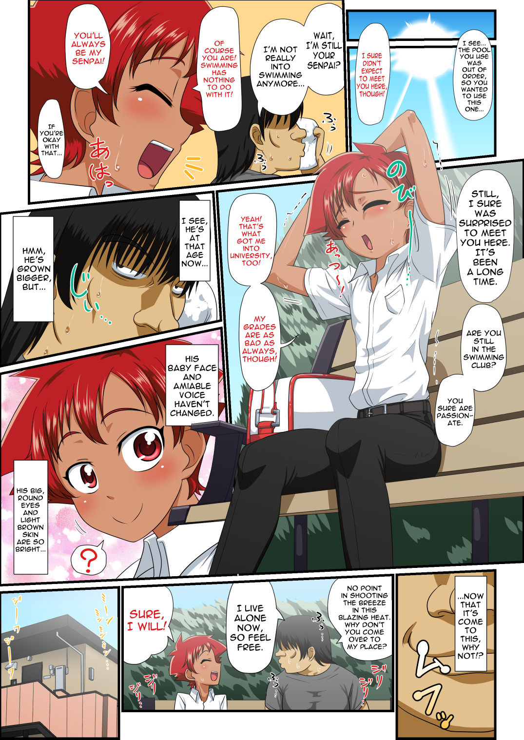 [Yuunagi no Senryokugai Butai (Nagi Ichi)] Kouhai-kun wa, Oreiro Hiyake Shounen! [English] {CapableScoutMan} [Digital] page 3 full