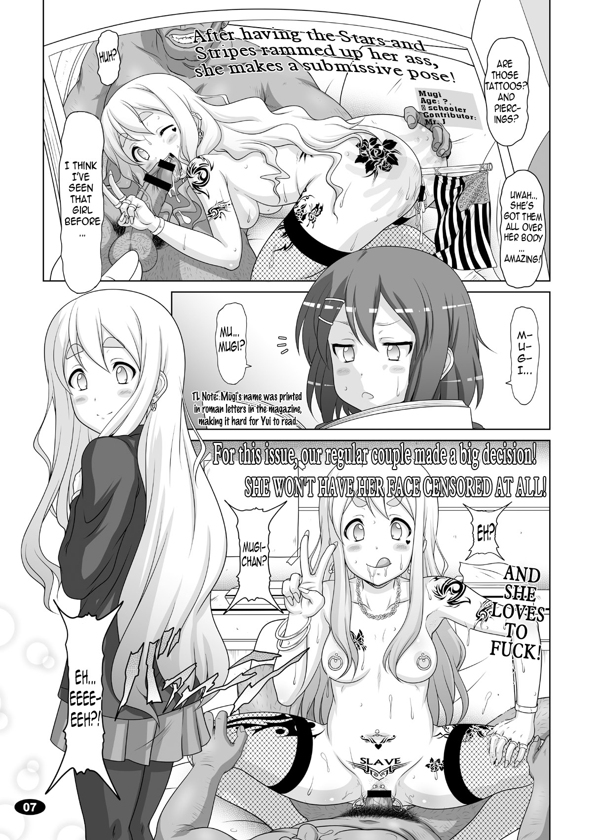 (C78) [Hakueki Shobou (A-Teru Haito)] Kuroiro Jikan - Black Time 2 (K-ON!) [English] =Little White Butterflies= page 6 full