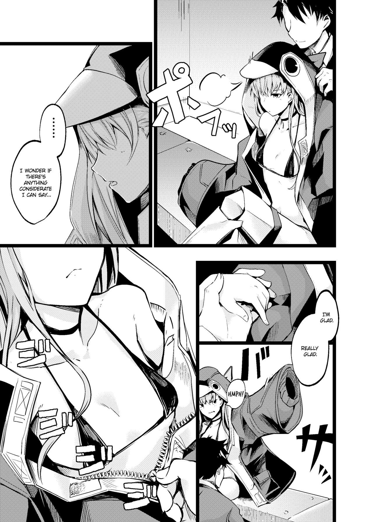 (C97) [Tonari no Dagashiya-san (ku-ba)] Mizugi na Meltryllis-san to | Doing it with Meltryllis in her Swimsuit (Fate/Grand Order) [English] [Melty Scans] page 4 full