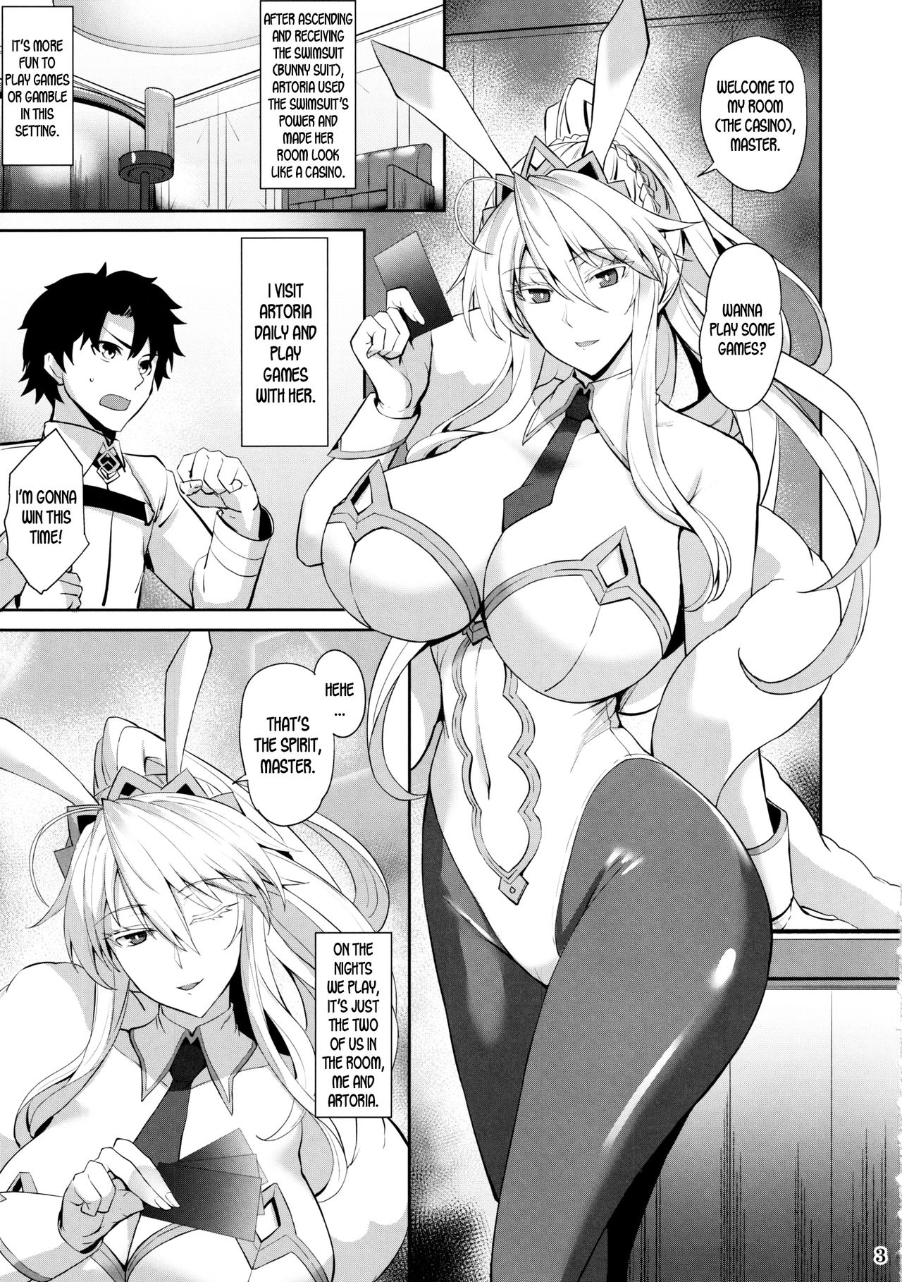 (C97) [Tamagobou (Kumakiti)] Bunny de H na Chichiue-sama (Fate/Grand Order) [English] [desudesu] page 4 full