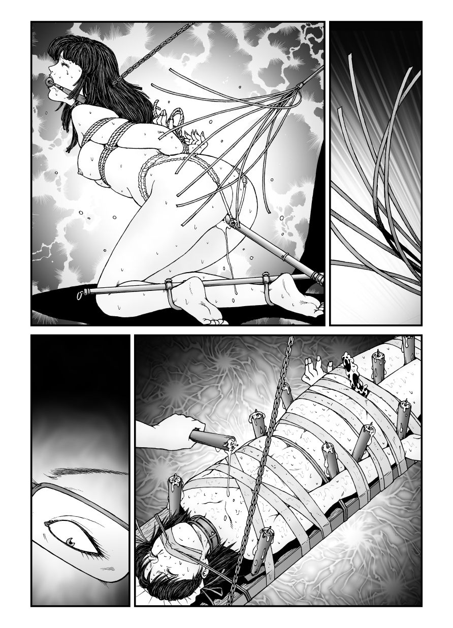 [Nightmare Express -Akumu no Takuhaibin-] Yokubou Kaiki Dai 547 Shou -Kyousei Josou Bishounen Kousoku Daruma Acme Jigoku Iki Dai-4-wa Otokonoko Koushukei Hen- page 49 full