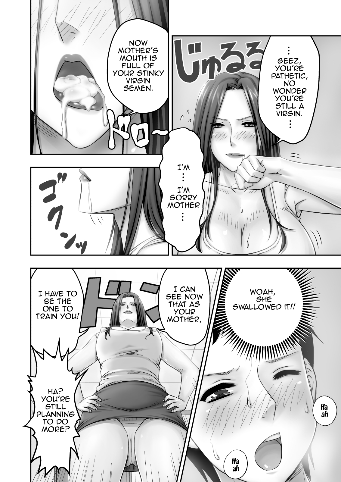 [Jukujuku Juvenile (Seibee)] Moto Gravure Idol no Kaachan ni Fudeoroshi Sareta | Losing my Virginity to my Mother the Former Swimsuit Model [English] [Amoskandy] [Digital] page 13 full