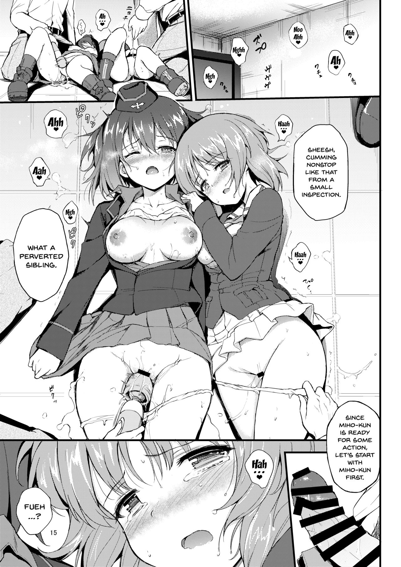 [Kyockchokyock (Kyockcho)] Nishizumi Shimai Ryoujoku | Nishizumi Sisters Sexual Assault (Girls und Panzer) [English] {Doujins.com} [Digital] page 13 full