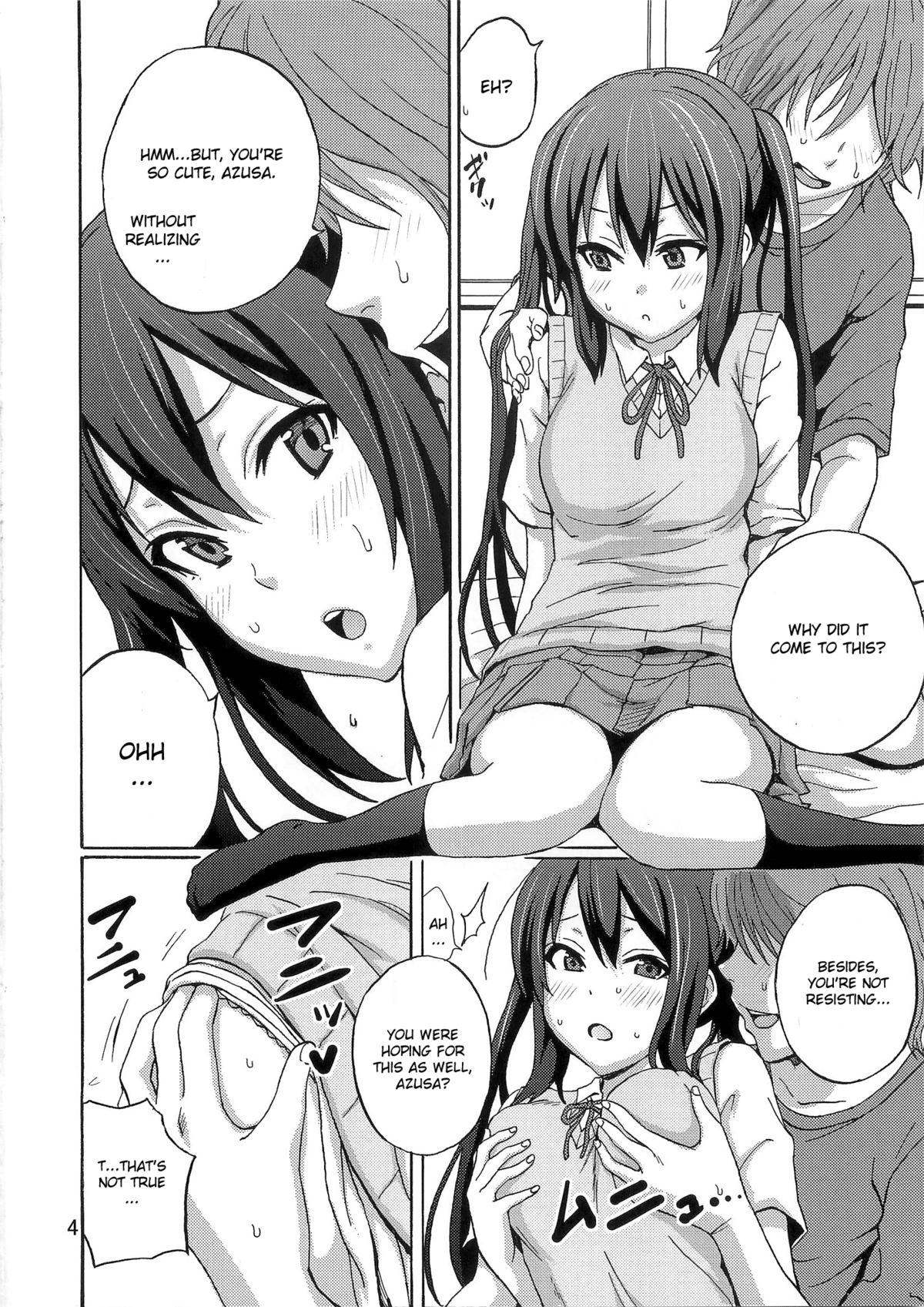 (C78) [Gyotaku (Coelacanth)] Hot Dog (K-ON!) [English] page 4 full