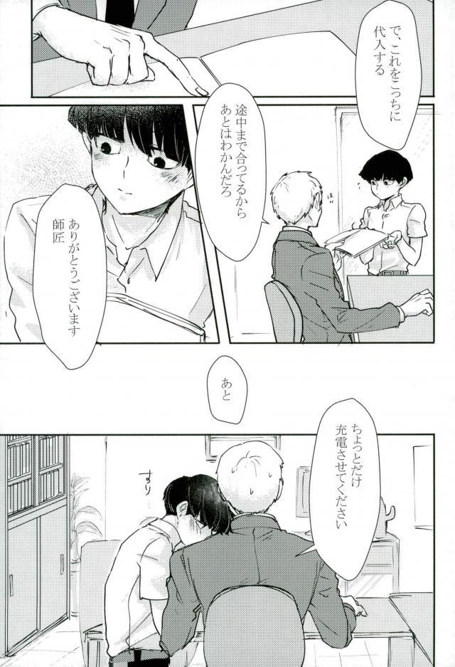 (ONE→HUNDRED 6) [Shiroyagi (Tama)] Chotto dake Yurushite (Mob Psycho 100) page 8 full