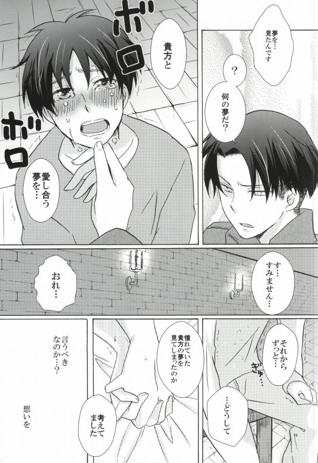 (FALL OF WALL2) [Cotolet* (Cotoco)] Falling in love (Shingeki no Kyojin) page 19 full