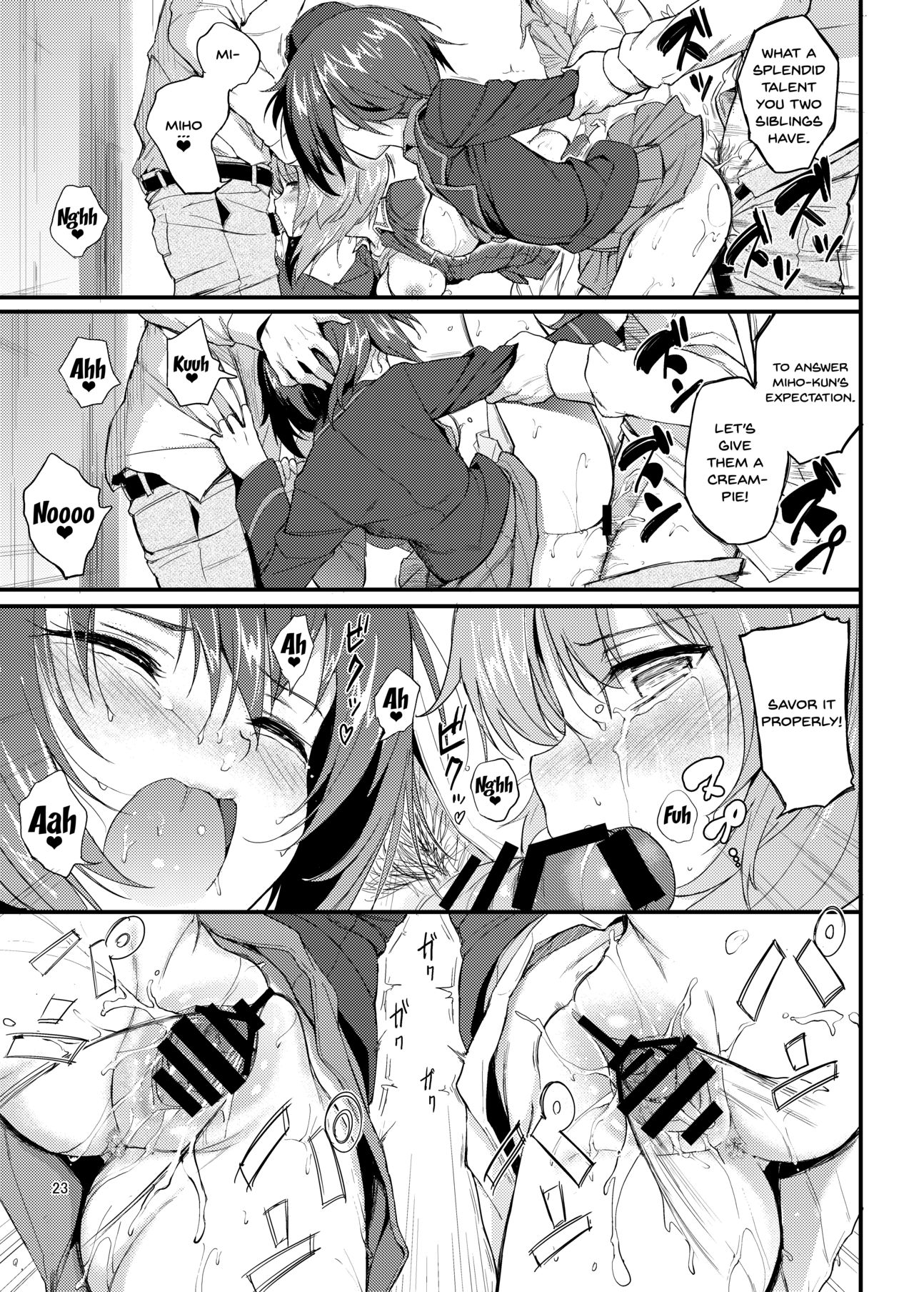 [Kyockchokyock (Kyockcho)] Nishizumi Shimai Ryoujoku | Nishizumi Sisters Sexual Assault (Girls und Panzer) [English] {Doujins.com} [Digital] page 21 full