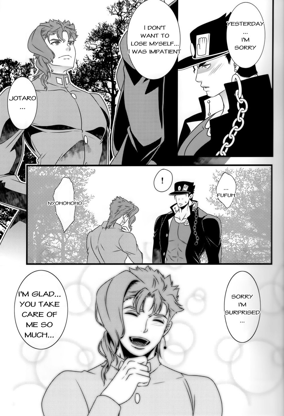 (HaruCC23) [Beast Trail (HIbakichi)] JOKAHERO! One-way lovers (JoJo's Bizarre Adventure) [English] page 14 full