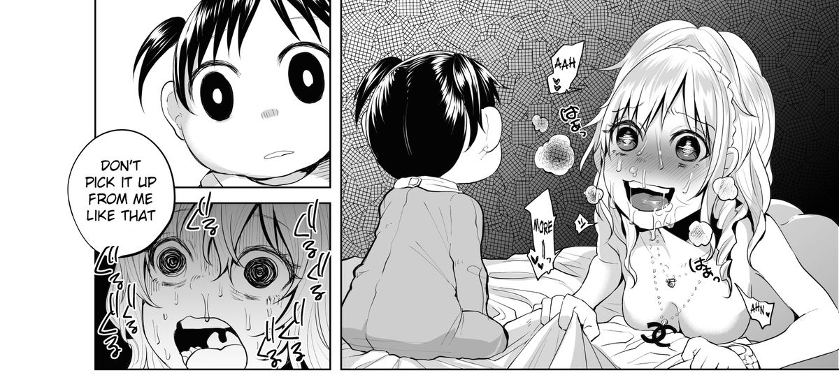 [Shiruka Bakaudon] Rich Man Hunting Ex-Hostess Club Worker Hooked On Drugs Having Junkie Sex In Front of a Child [English] page 19 full