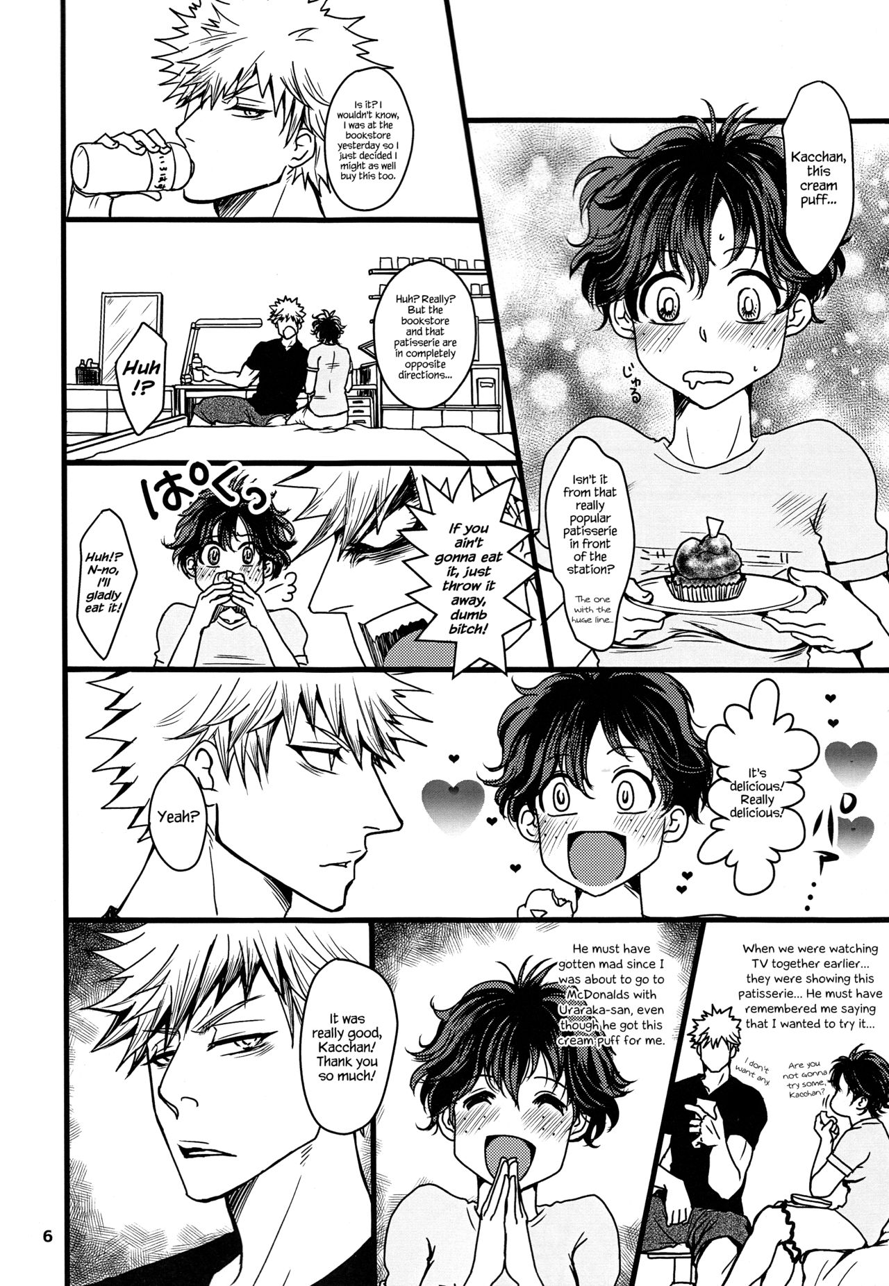 (C91) [cacho*cacho (Morihisa Iku)] Super Darling Bakugou Katsuki (Boku no Hero Academia) [English] {Hennojin} page 7 full