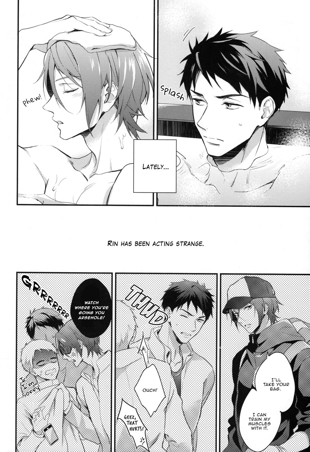 (HaruCC20) [PureSlider (Matsuo)] Sousuke no Kata wa Ore ga Mamoru! | I'll protect Sosuke's shoulder! (Free!) [English] [okaeshi] page 3 full