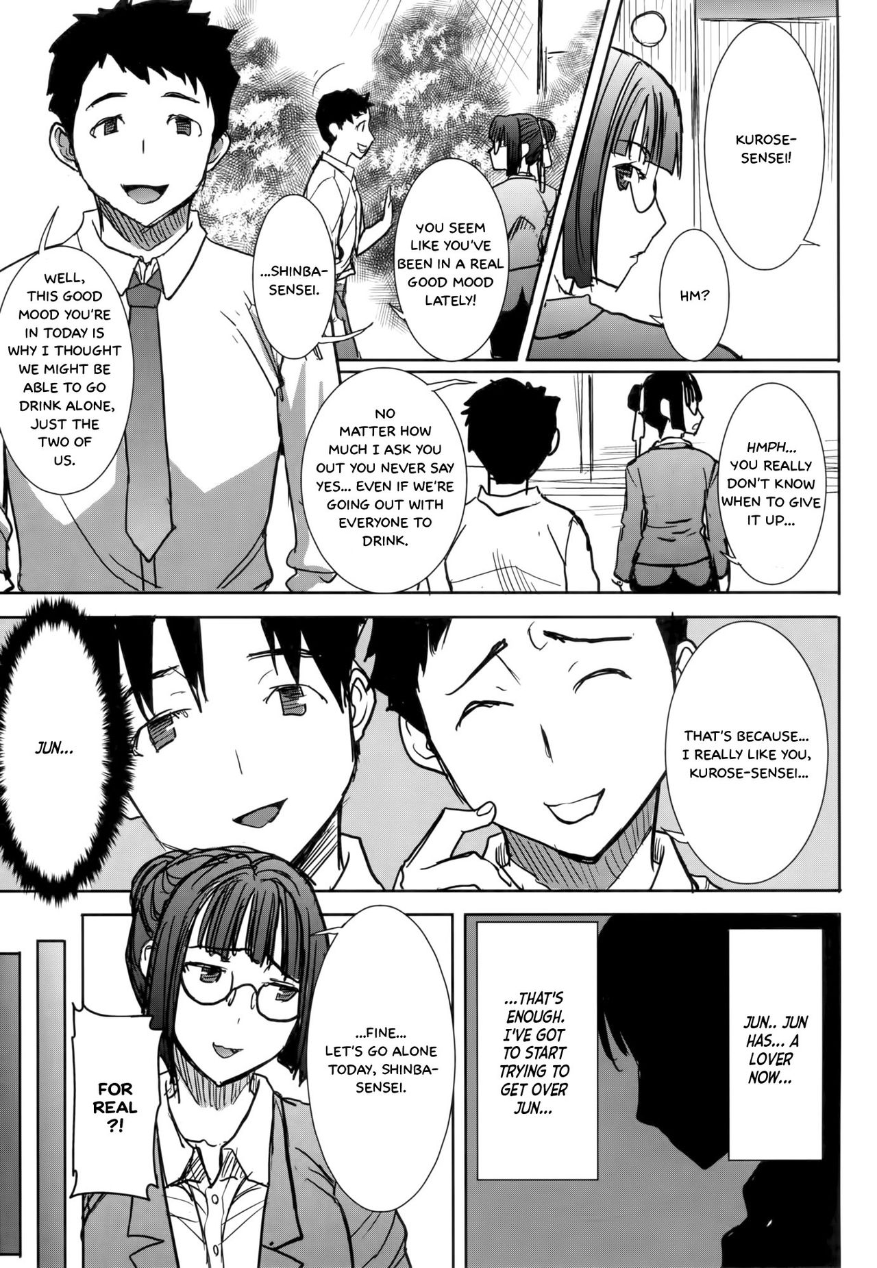 (C86) [Namakemono Kishidan (Tanaka Aji)] Unsweet Kurose Katsuko Plus Saikai... [English] =White Symphony= page 37 full