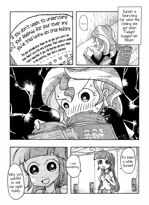 [Zat] Twi to Shimmer no Ero Manga | The Manga In Which Sunset Shimmer Takes A Piss (My Little Pony: Friendship is Magic) [English] page 2 full