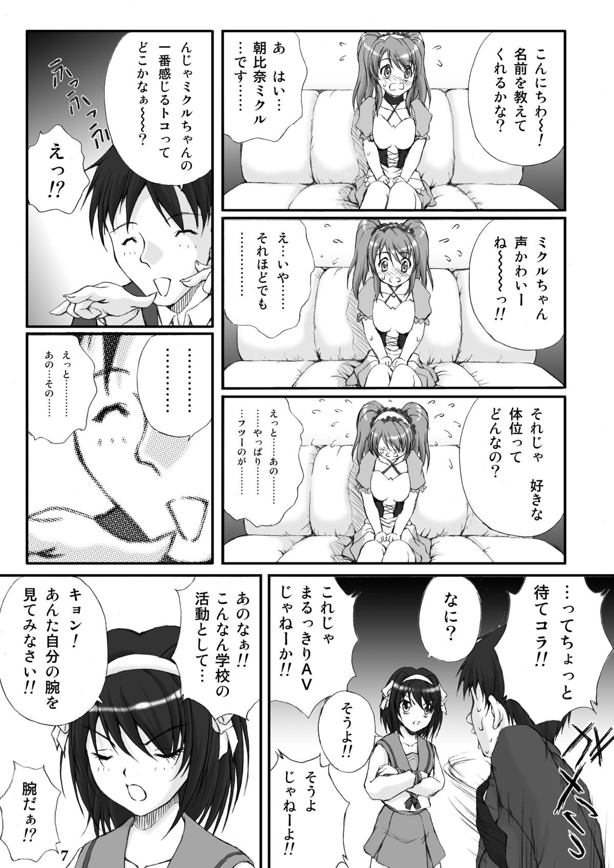 (C70) [Master Mind (Sakaki Naomoto)] Choudanyuu (The Melancholy of Haruhi Suzumiya) page 6 full