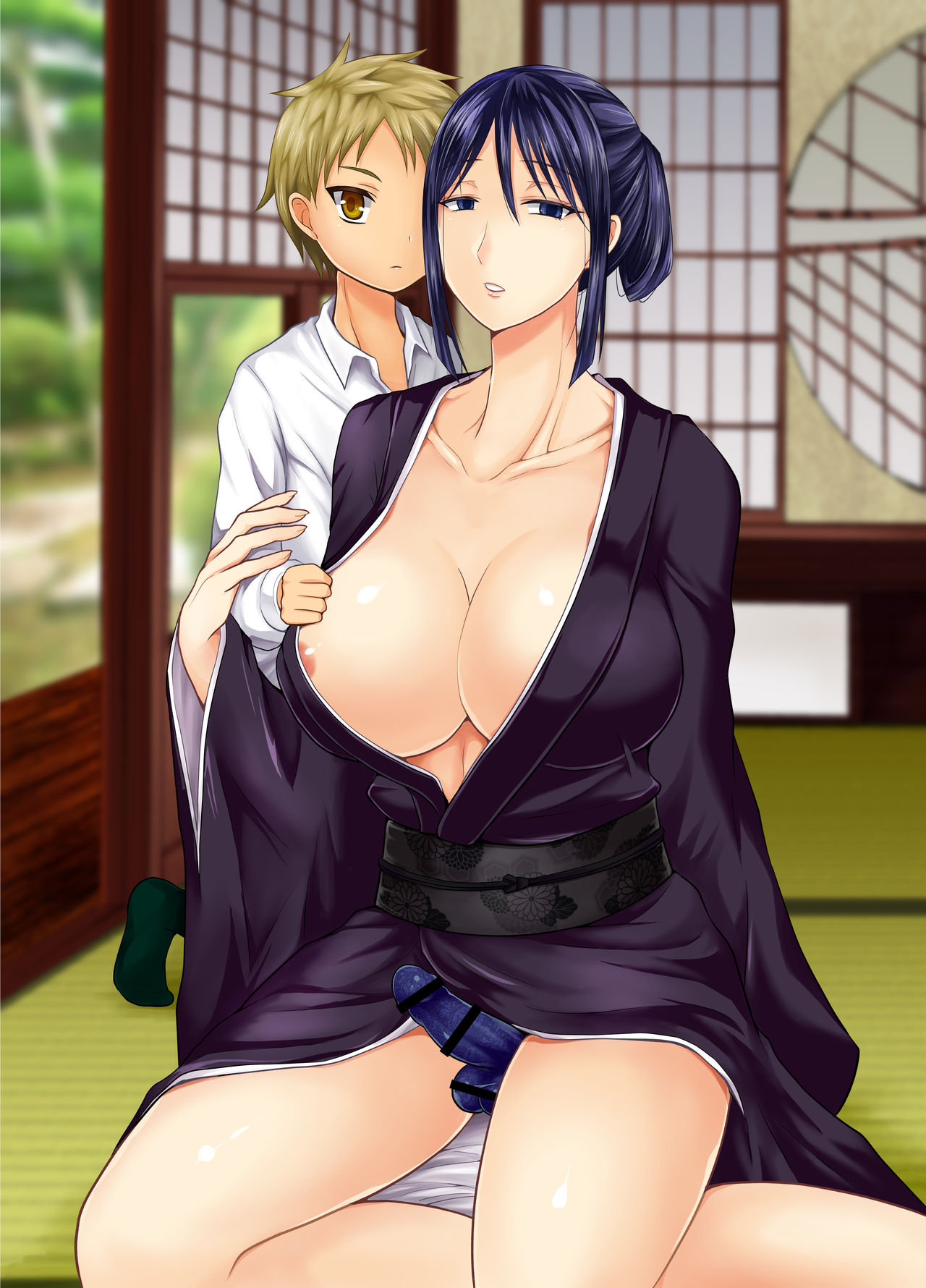 [Shikkoku no Voltecker (EGAMI)] Akogare no Hito wa Naki Chichi no Mekake [Digital] page 18 full
