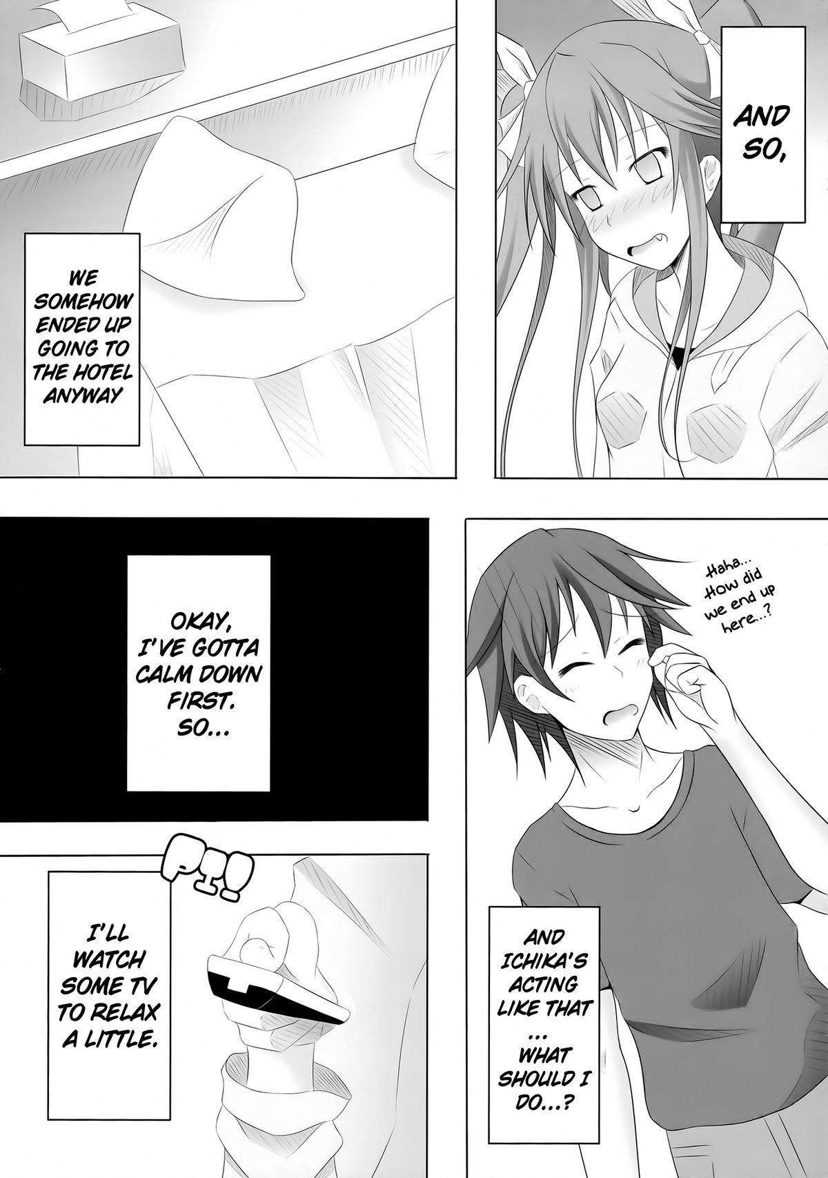 (COMIC1☆5) [Personal Space (Kurota)] Ichika, Sekinin Torinasai! | Ichika, You Better Take Responsibility! (IS <Infinite Stratos>) [English] [RapidSwitch] page 6 full