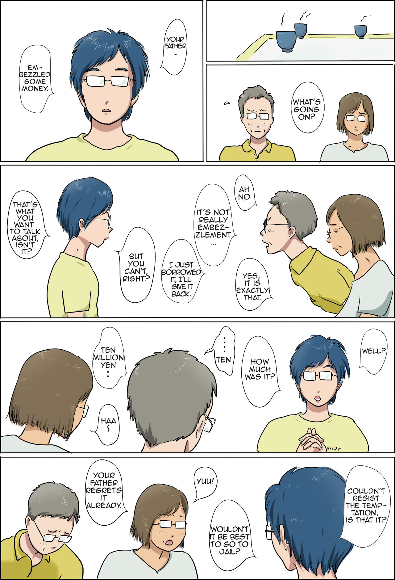 [Zenmai Kourogi] Haha to Musuko no Kazoku Seikatsu | Family Life of Mother and Son [English] [Amoskandy] page 4 full