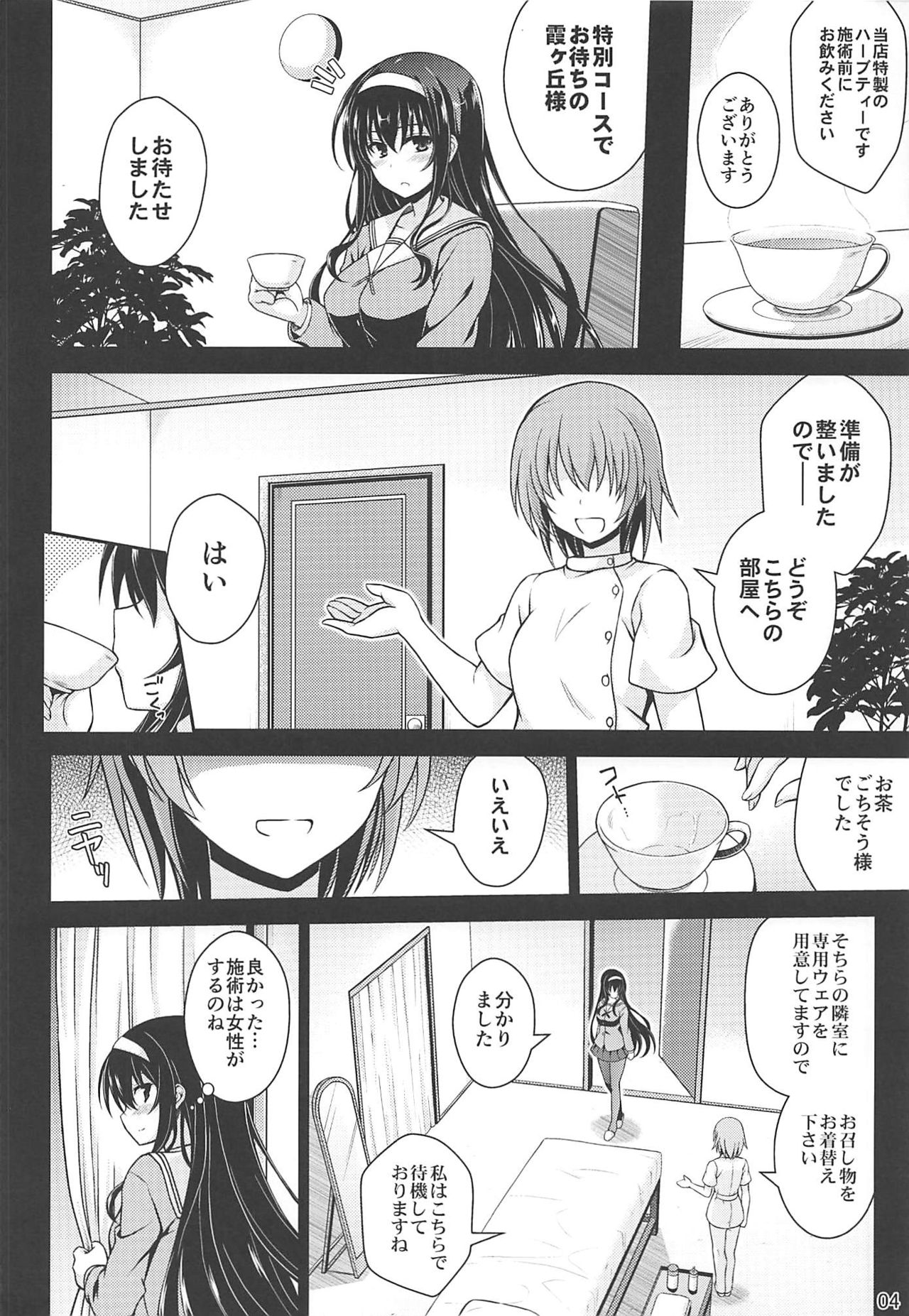 (COMIC1☆11) [Yumeya Honpo (Mukeikaku)] Honmono no Yukue (Saenai Heroine no Sodatekata) page 3 full