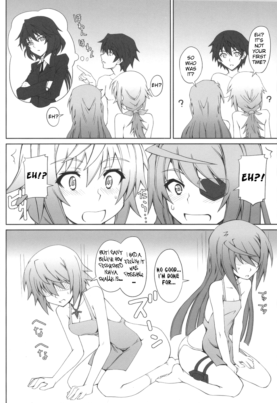 (COMIC1☆5) [i.r.o.Zi (Mutsuki Ginji, Aoi Shinji)] LOVE&3PEACE (IS <Infinite Stratos>) [English] [Kibitou4Life] page 11 full