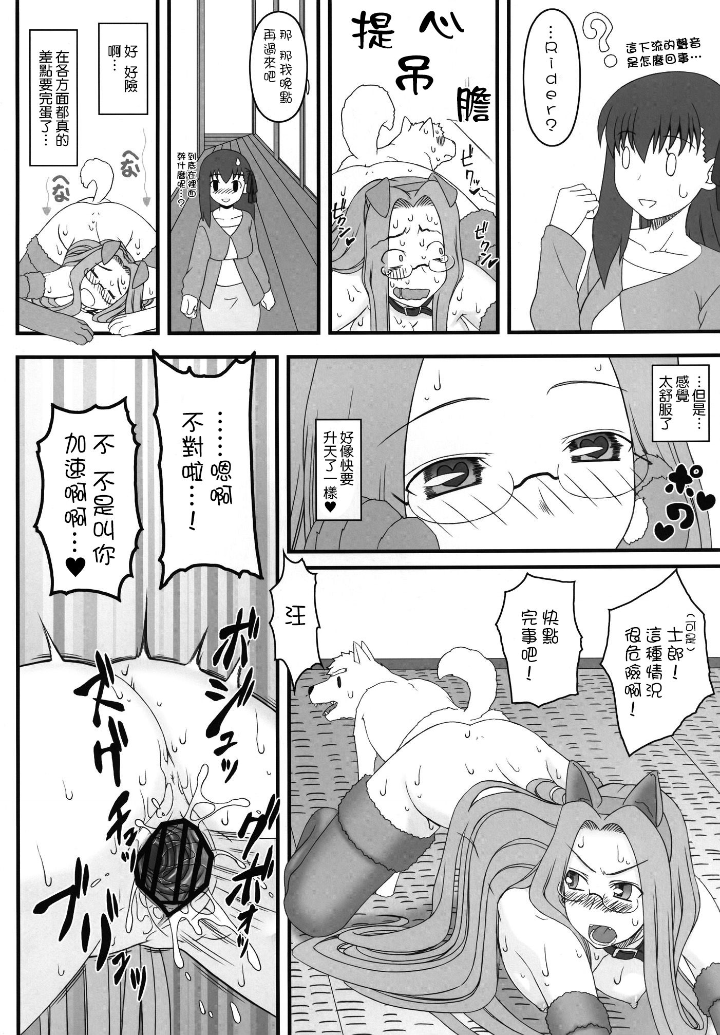 (C82) [Gachinko Shobou (Kobanya Koban)] Rider-san ga Inu to SEX shichau Hon (Fate/stay night) [Chinese] [無邪氣漢化組] page 27 full