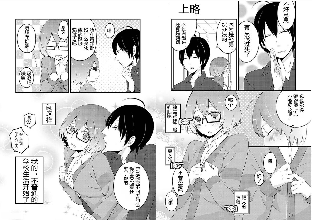 [Nagata Maria] Totsuzen onnanoko ni nattanode, ore no oppai monde mimasen ka? 1 [Chinese][無名] page 13 full