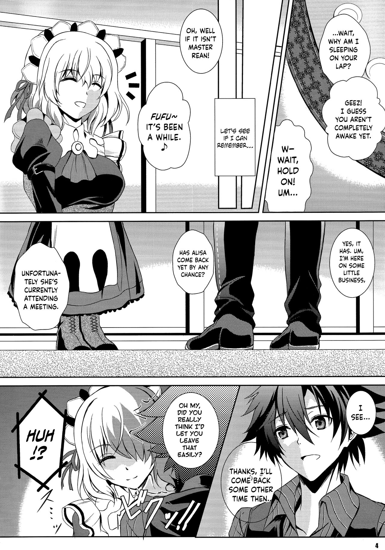 (C91) [The Seventh Sign (Kagura Yuuto)] Haiiro no Kishi ga Ichiban Iyasareru Yoru (The Legend of Heroes: Trails of Cold Steel) [English] {Hennojin} page 3 full