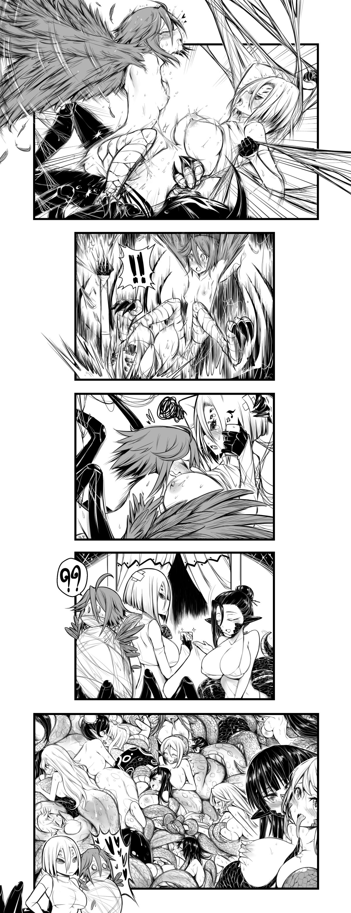 [Yuriwhale] Himitsu Kurabu (Monster Musume No iru Nichijou) page 2 full