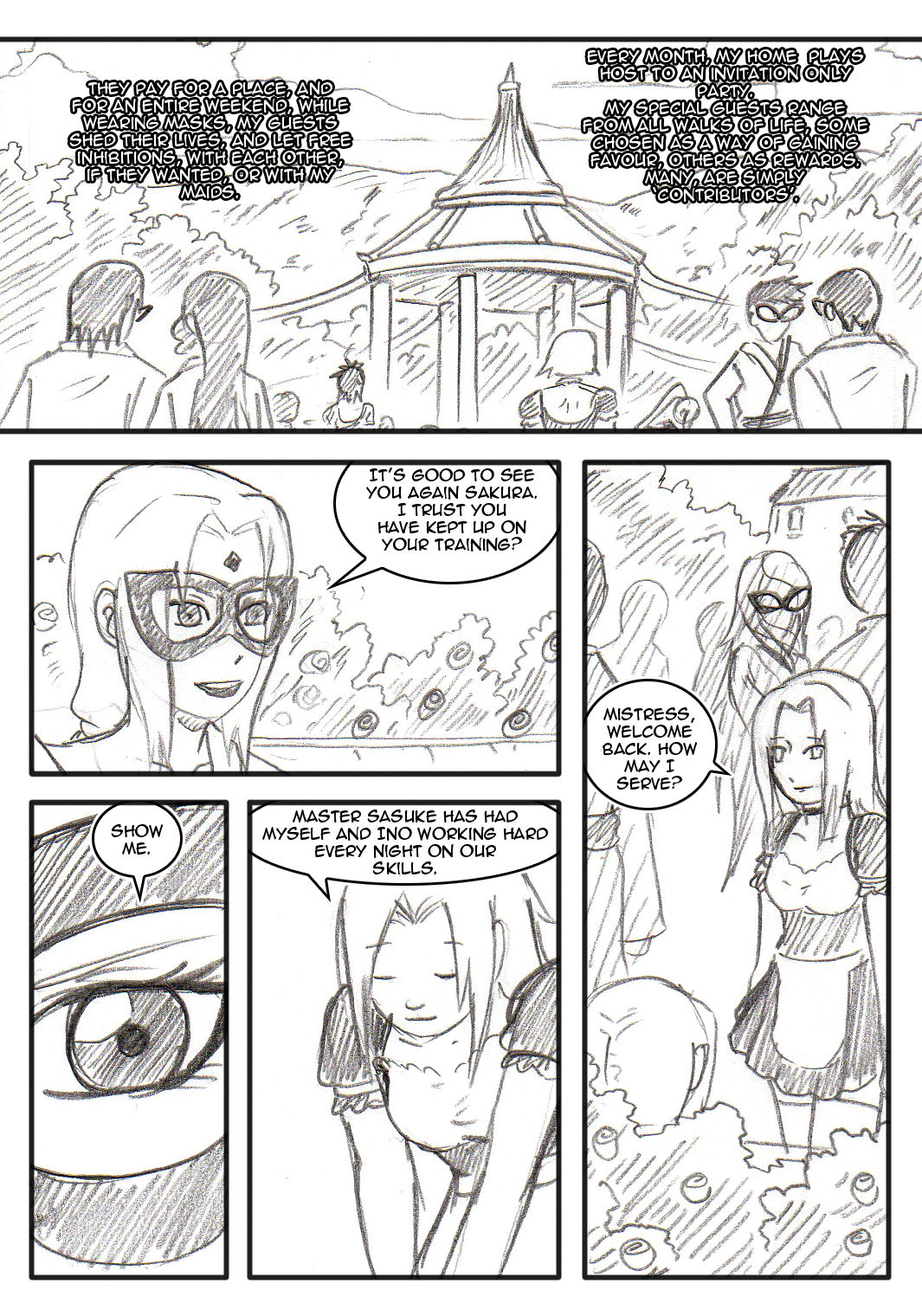 Maids Graduation (commission) page 3 full