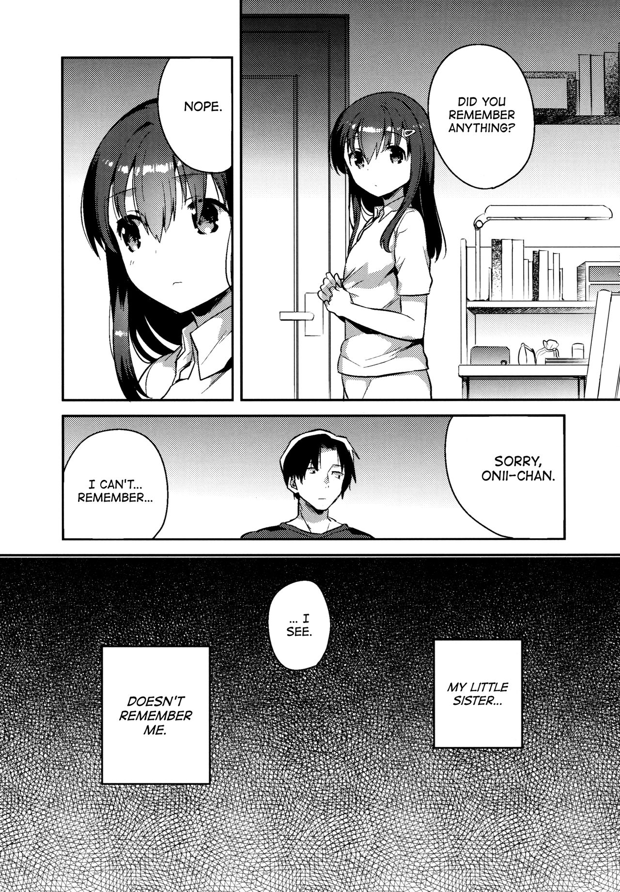 (SC2016 Summer) [squeezecandyheaven (Ichihaya)] Imouto wa Amnesia | My Little Sister Has Amnesia [English] [ATF] page 5 full