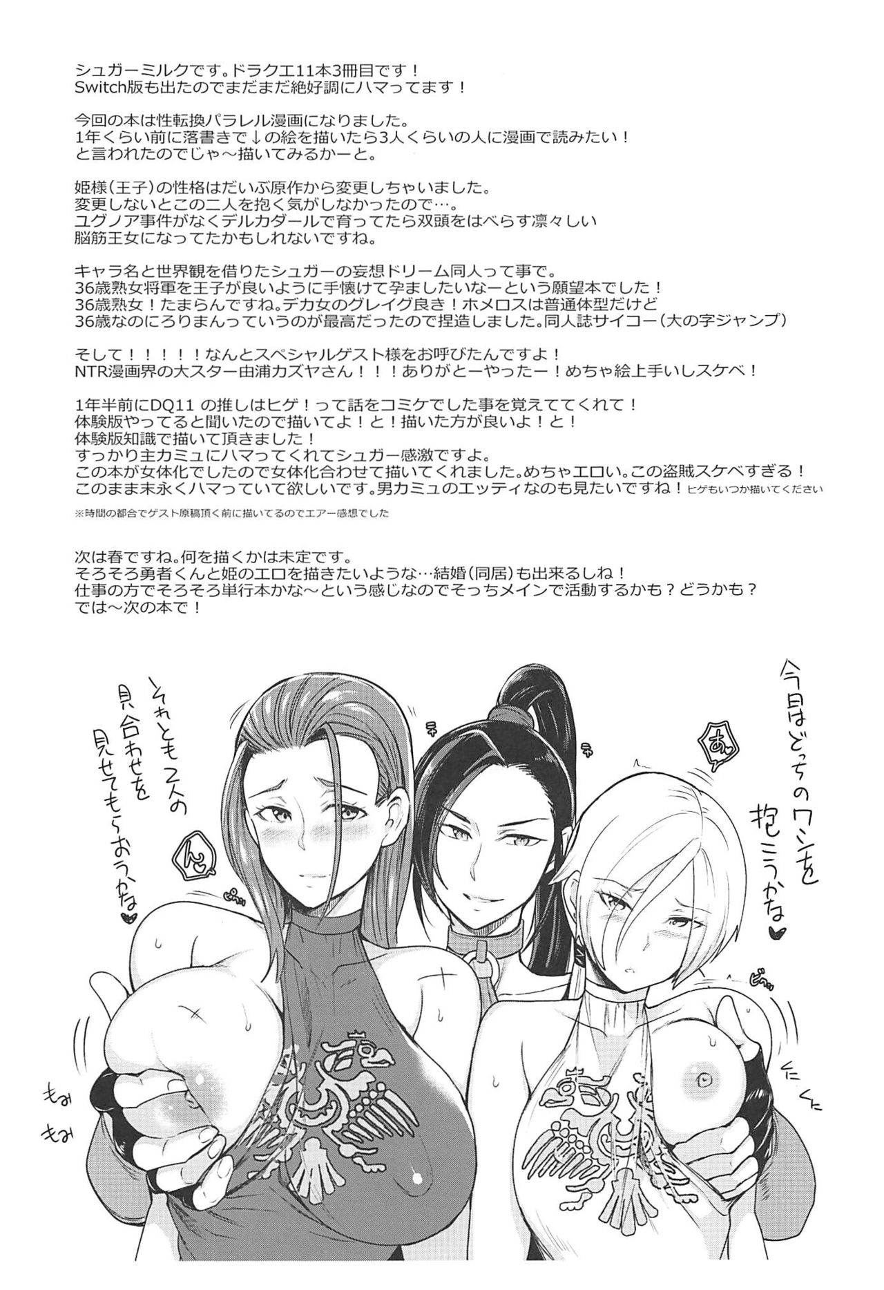 (C97) [Momoiro-Rip (Sugar Milk)] Soutou no Washi (Dragon Quest XI) page 40 full