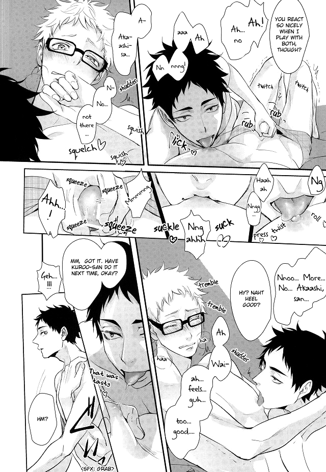 (RTS!!3) [Kuroquis!! (Kuro)] Hito wa Sore o Shitto to Yobu | That's called jealousy (Haikyuu!!) [English] [Zoe] page 15 full