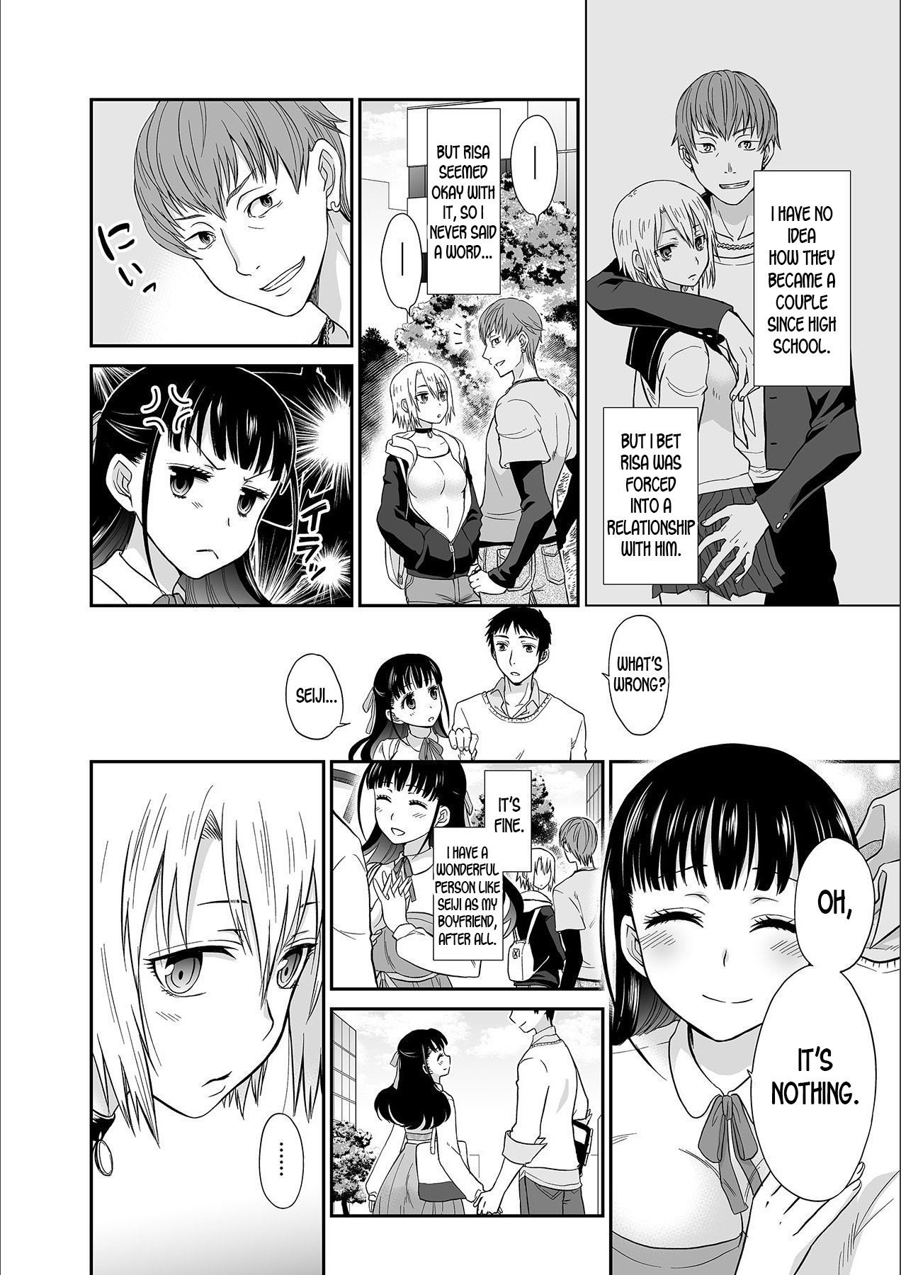 [Rojiro] Kare to no Sex ja Ikenai kara… Atashi no Koko ni Irete Hoshii no Ch.1-3 [English] [desudesu] page 8 full