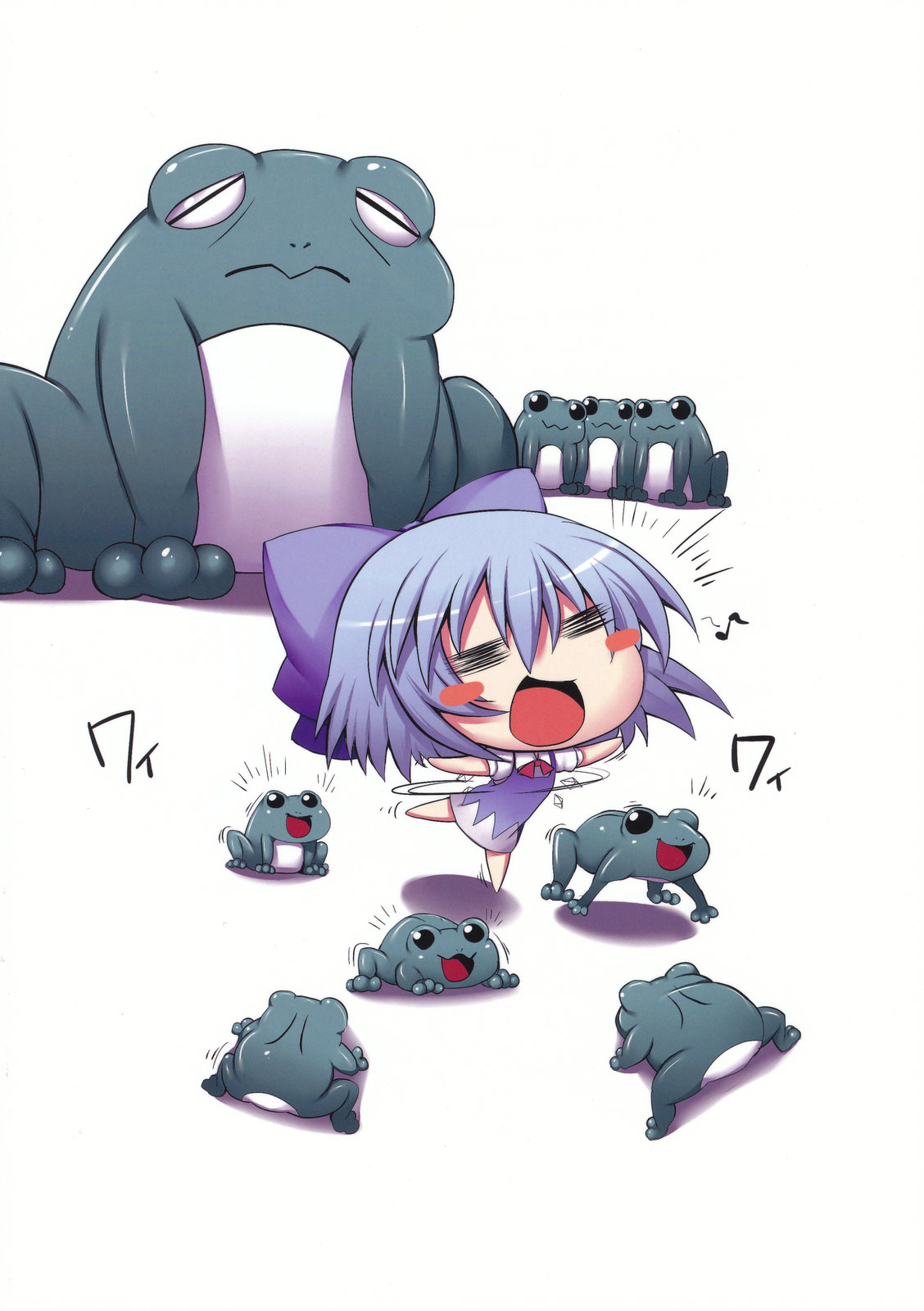 (Reitaisai 7) [Marked-two (Maa-kun)] Cirno Dai Pinch! ~Kaeru no Fukushuu Hen~ (Touhou Project) page 32 full