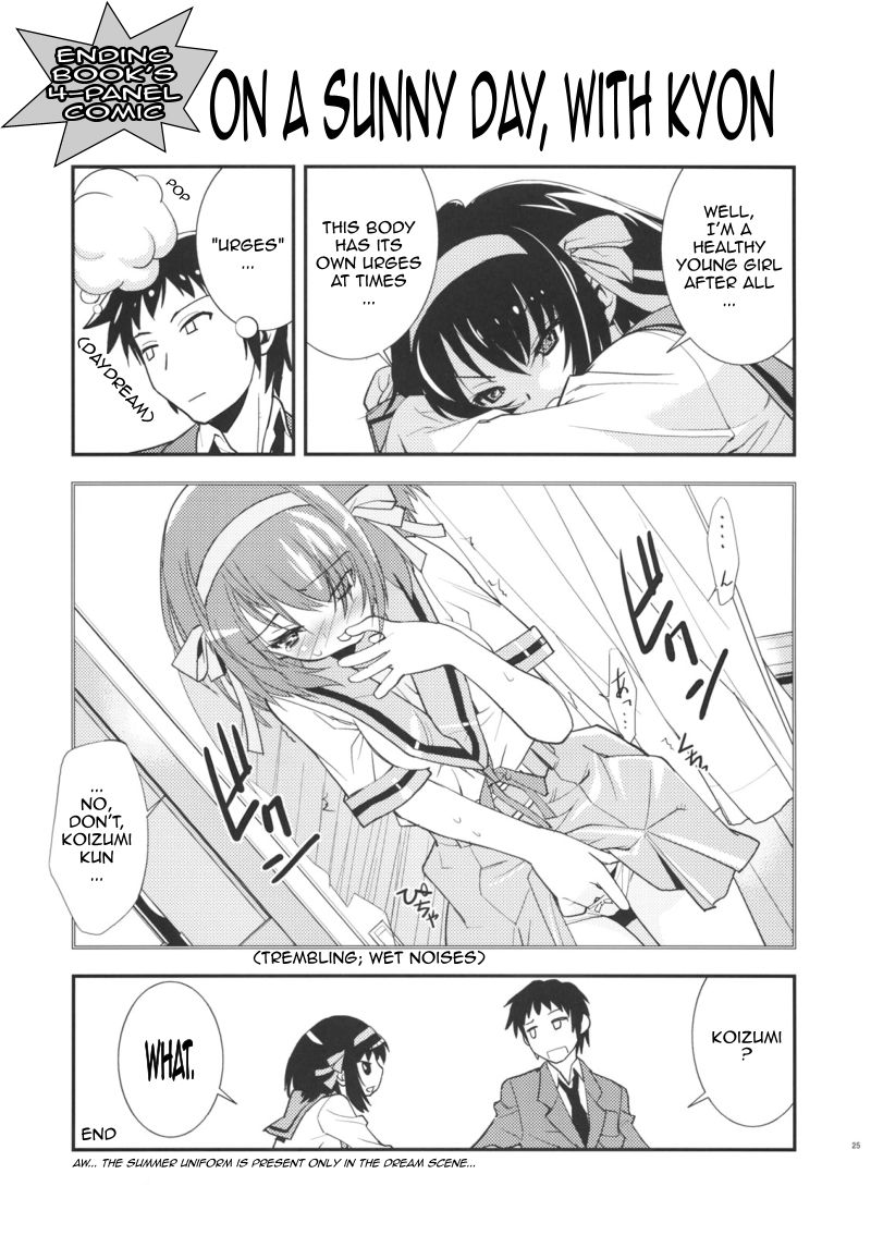 (C72) [Hapoi-Docoro (Okazaki Takeshi)] Anomaly 0 (The Melancholy of Haruhi Suzumiya) [English] page 23 full