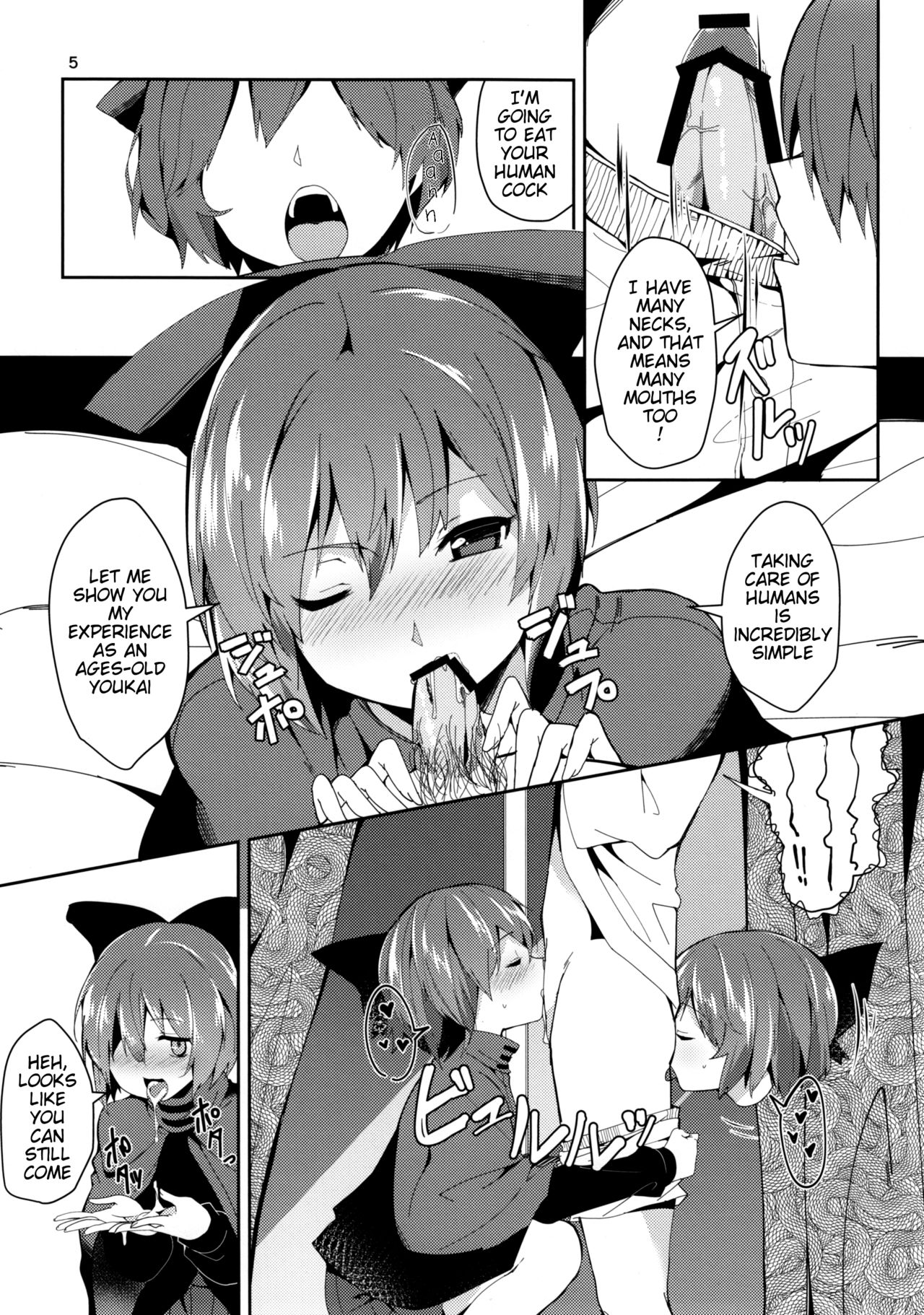 (C90) [Tetsu no Otoshigo (Chirorian)] Akai Hon. (Touhou Project) [English] [H-Konbini] page 4 full