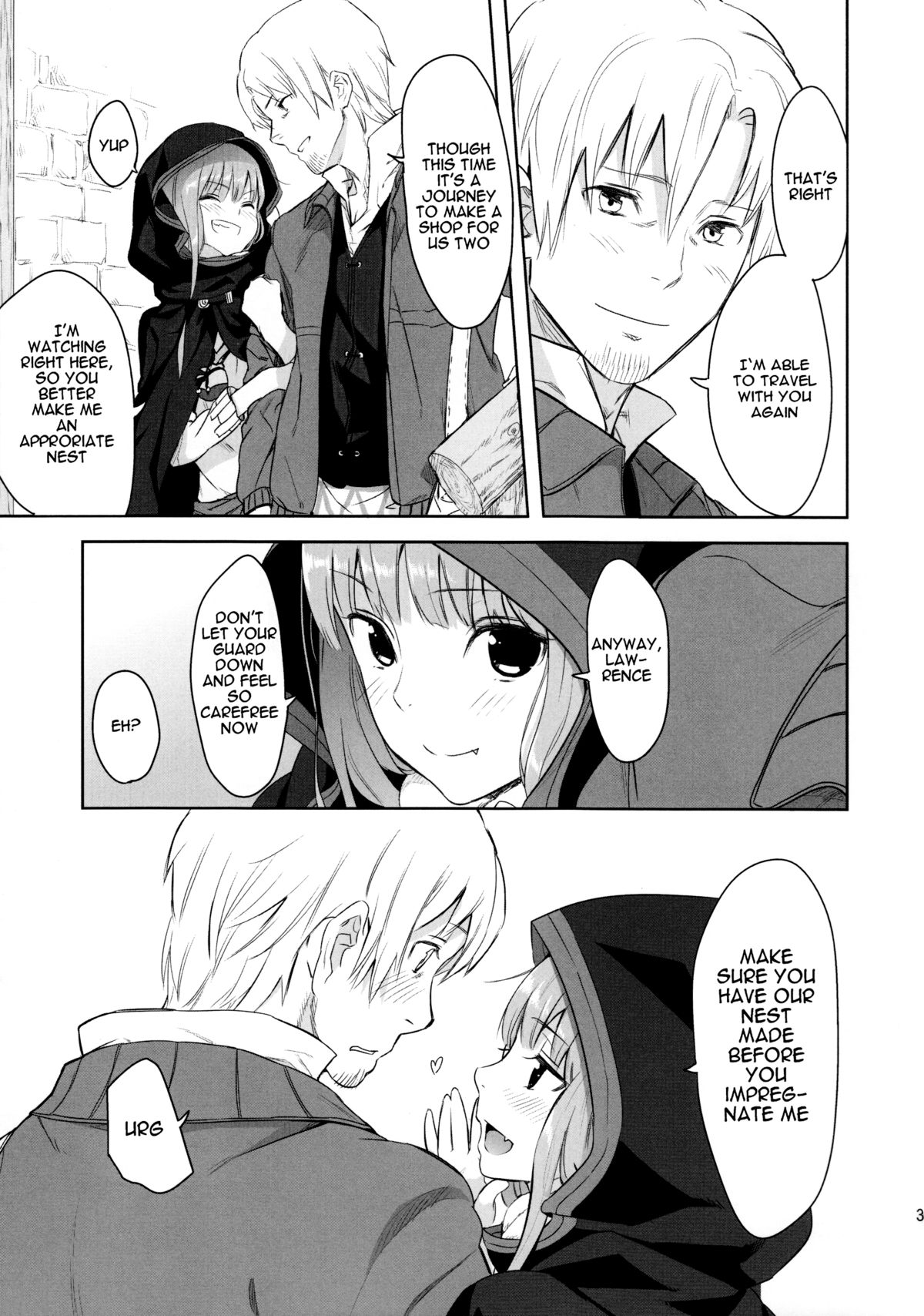 (C83) [Ajisaidenden (Kawakami Rokkaku, Takanashi Rei)] Harvest II (Spice and Wolf) [English] [VLtrans] [Decensored] page 37 full