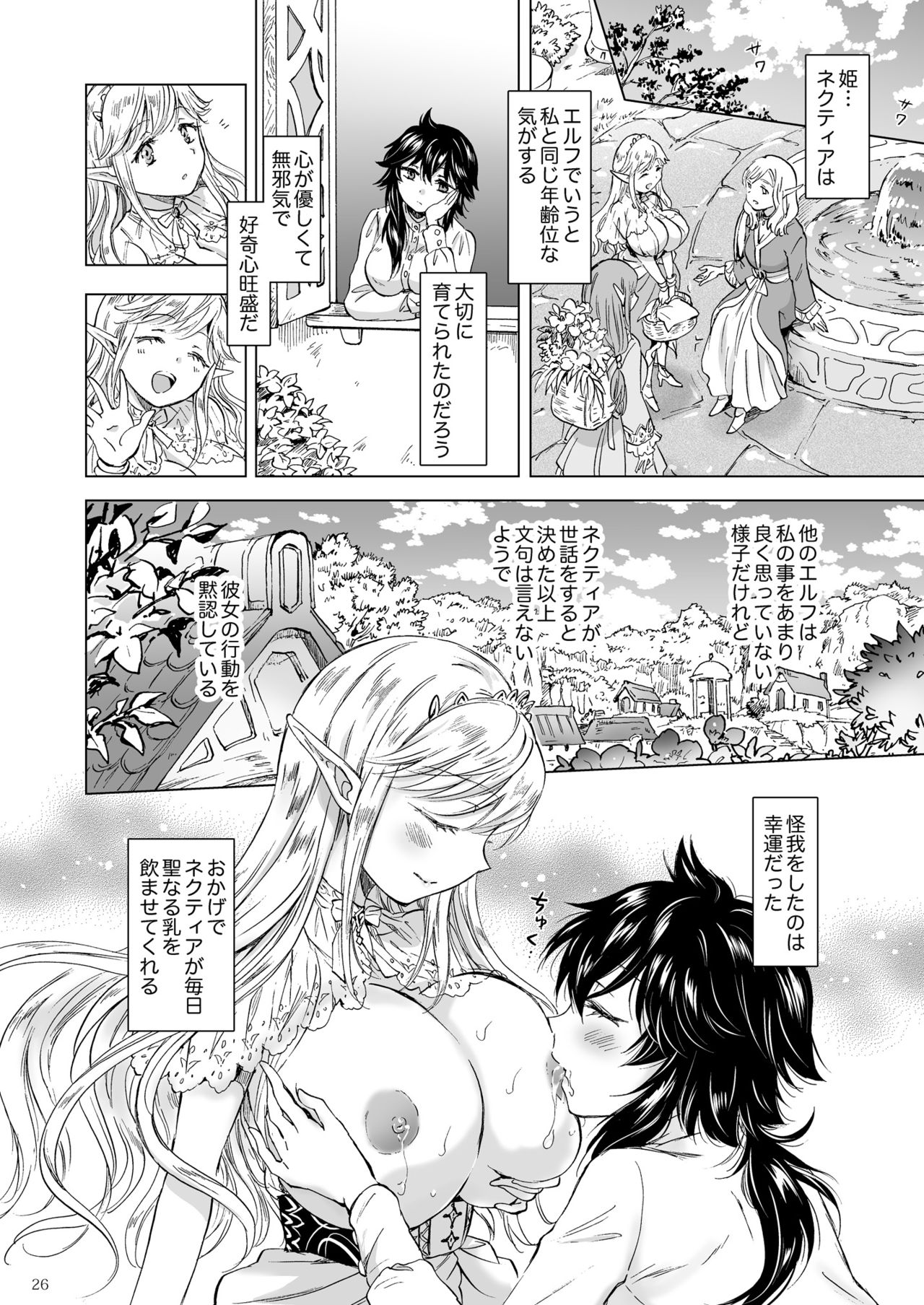 [peachpulsar (Mira)] Seinaru Chichi no Elf Hime [Digital] page 26 full