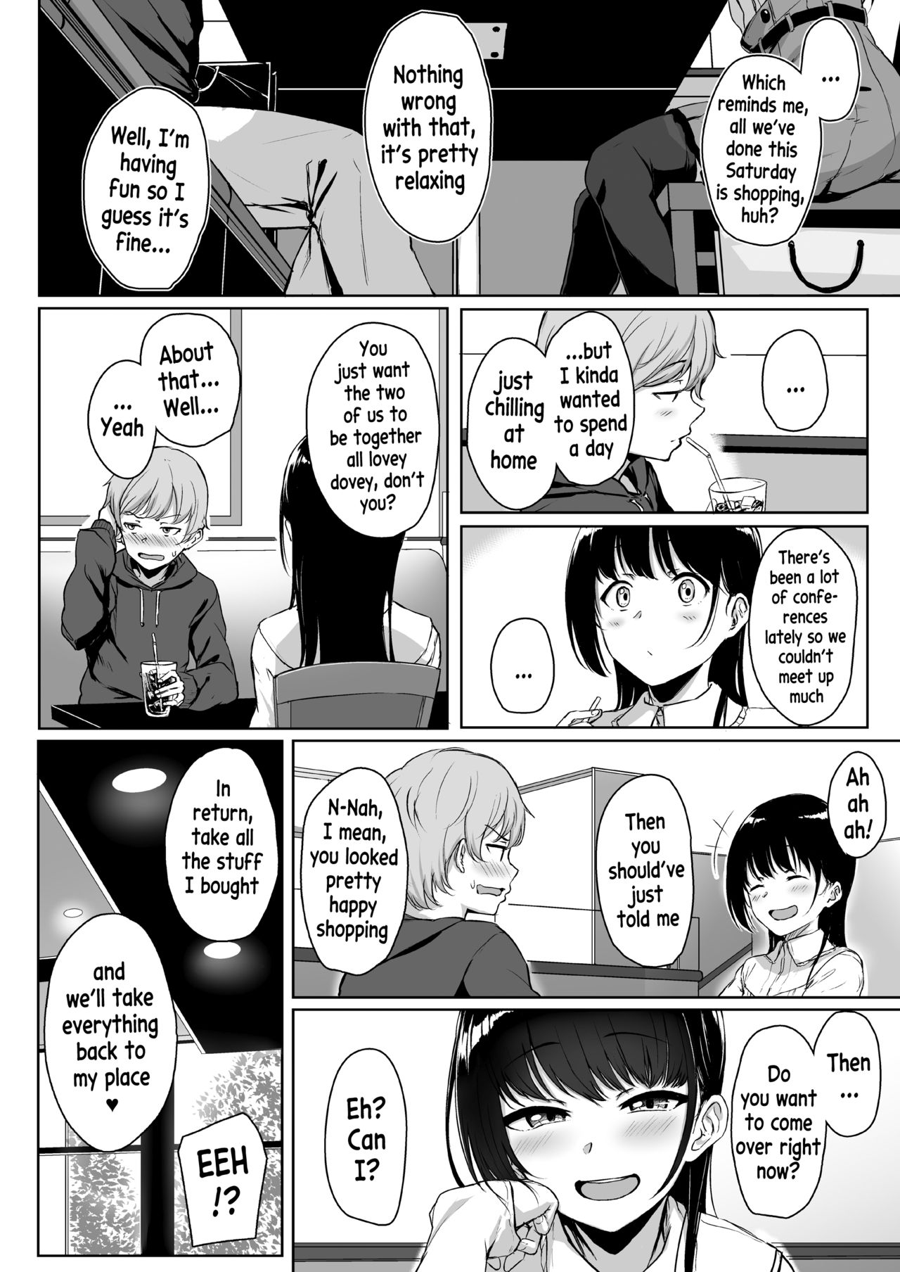 [Misaki (Aoi Tiduru)] Ijiwaru de Amaama ~Kouhai Kanojo ni Tekoki de Aisarereru Ohanashi~ [English] [xinsu] page 3 full