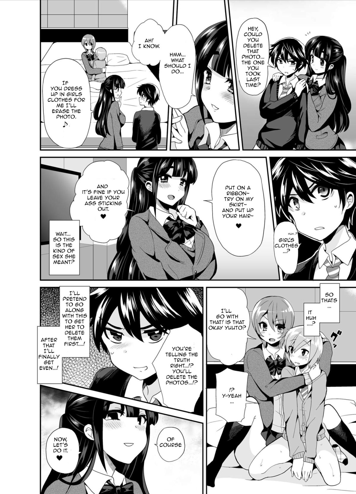 [Oshiruko Kan (Piririnegi)] Futanari! Oshioki Time 2 ~Shasei Kanri Kyousei Josou Hen~ | Futanari! Punishment Time 2 [English] [Forbiddenfetish77] [Digital] page 14 full