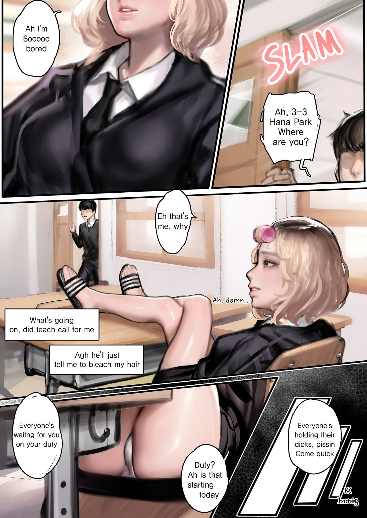 [Kidmo] JK Cumdump Development 2 | JK육변기 육성일지2 [English] [Decensored] page 3 full