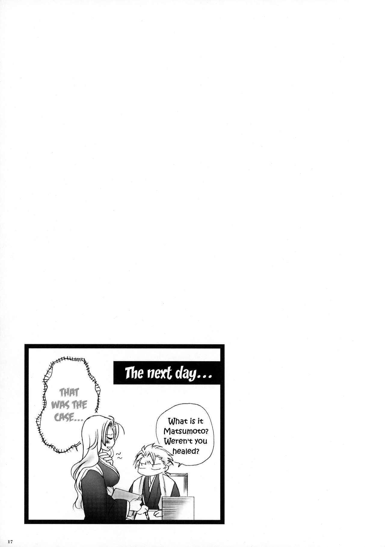 (C81) [Purincho. (Purin)] Tabete mo Eekana? | Can I eat you~? (Bleach) [English] [Echo-chan] page 18 full