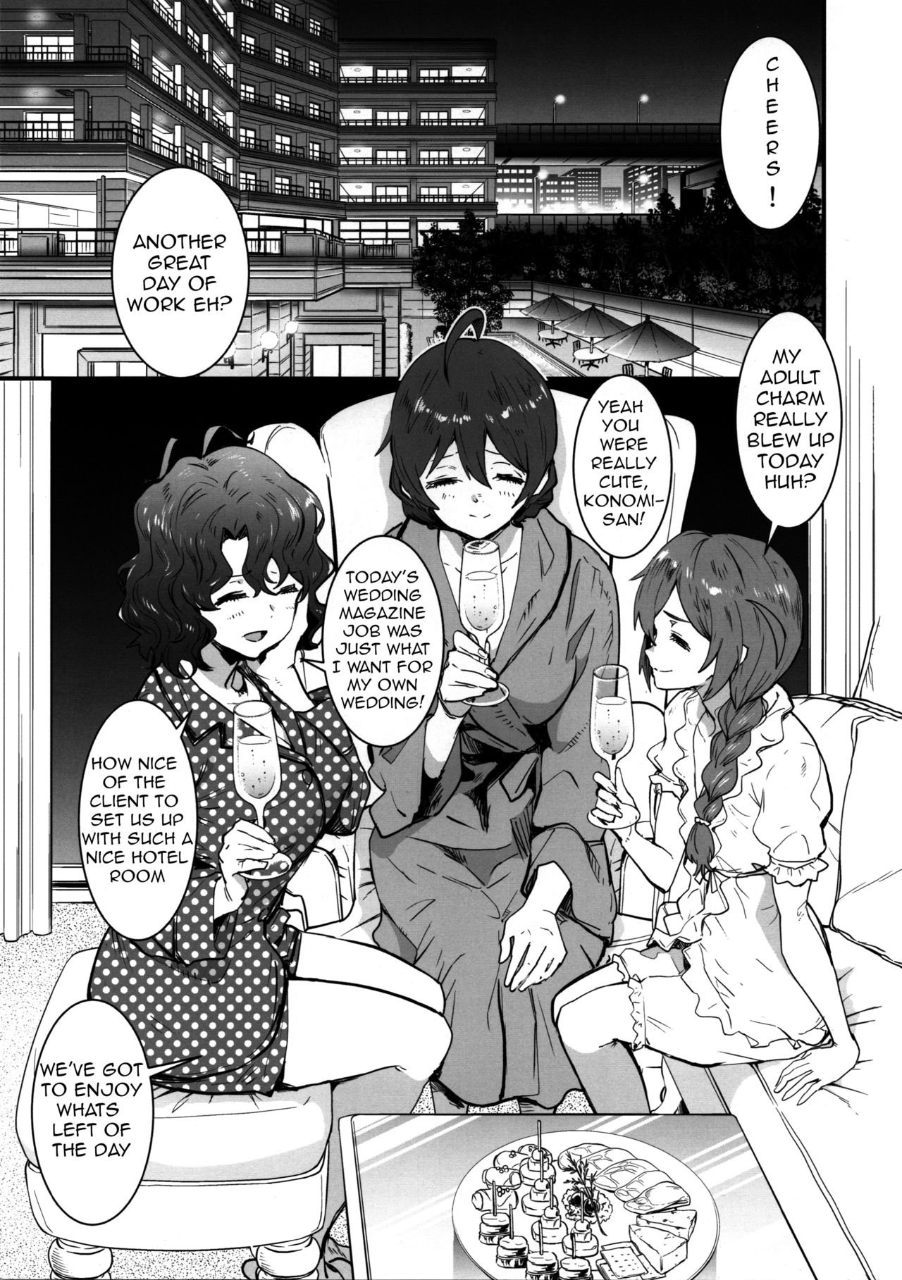 (C96) [Manga Super (Nekoi Mie)] OYOME SAMBA (THE IDOLM@STER MILLION LIVE!) [English] [Benchp] page 2 full