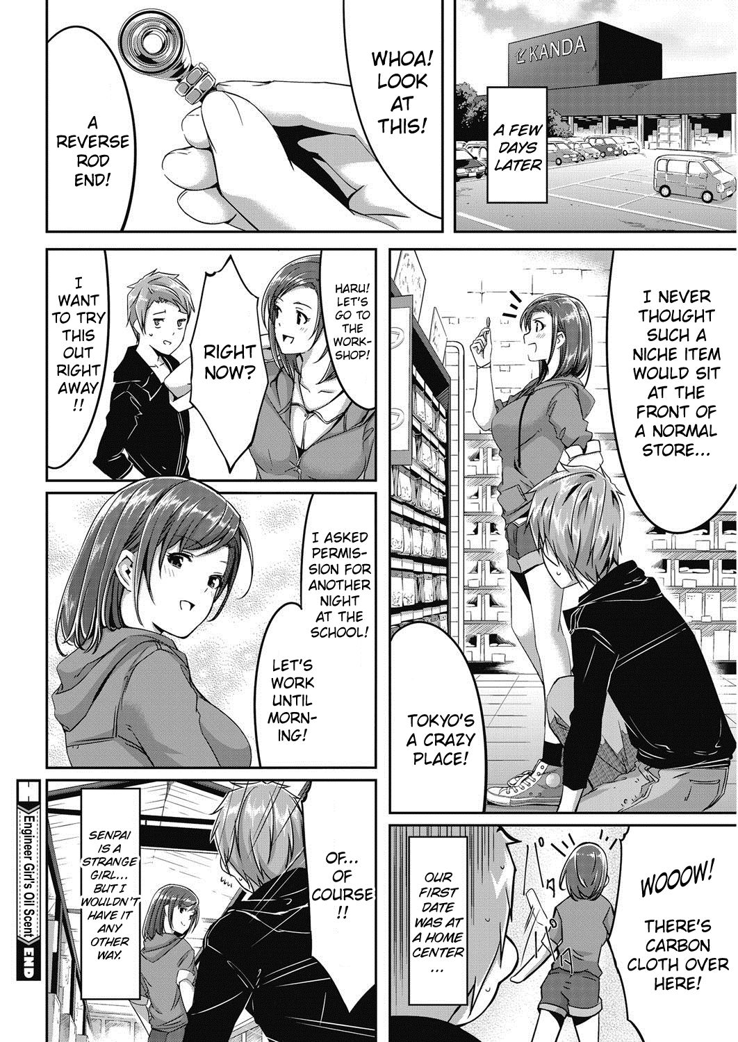 [Gustav] Kogaku Otome wa Oiru no Kaori | Engineer Girl’s Oil Scent (COMIC HOTMILK 2017-04) [English] {Hennojin} [Digital] page 20 full