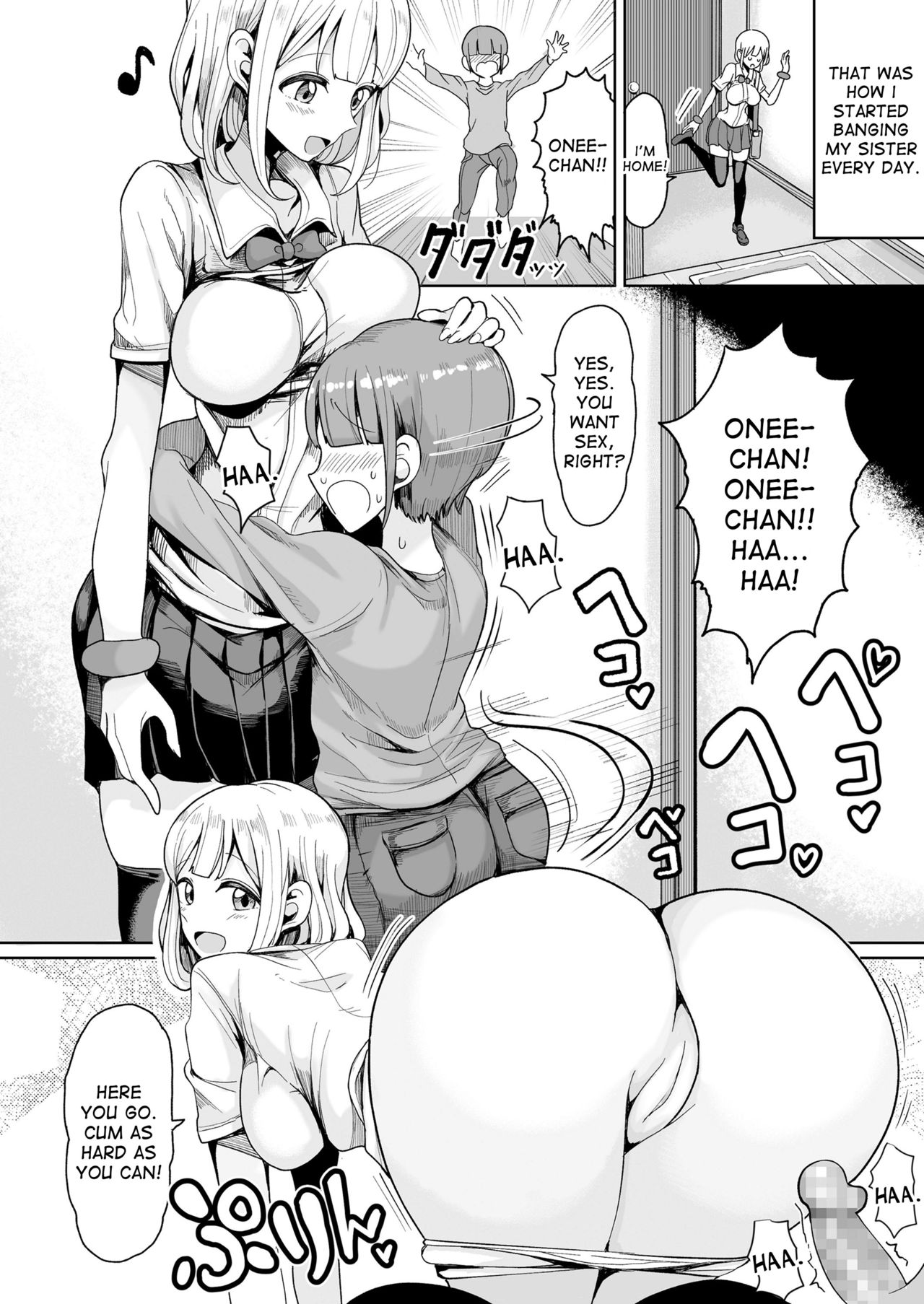 [Motsu Aki] Boku no Onee-chan ni wa Teisou Gainen ga Nai | My Onee-chan Has No Concept of Chastity (COMIC saseco Vol. 2) [English] [desudesu] [Digital] page 4 full