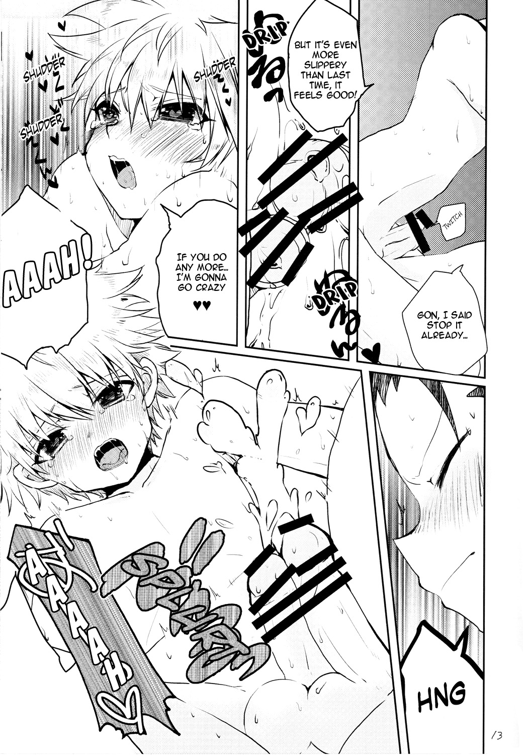 (Shota Scratch 24) [MiUMiU (Amin)] Sei Kurabe!! | Comparing Sex!! (Hunter x Hunter) [English] [HXH-Doujinshilivejournal] page 12 full