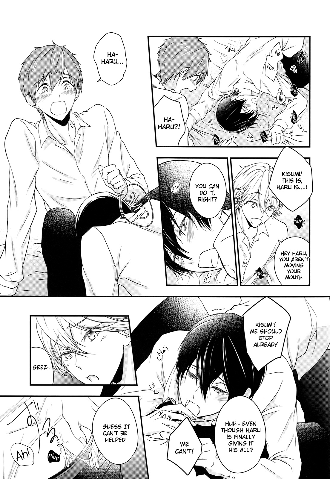 (C87) [B-LUSH (Kaukau)] TRIANGLE FUNCTION ver. DT (High☆Speed! -Free! Starting Days-) [English] [Holy Mackerel] page 16 full