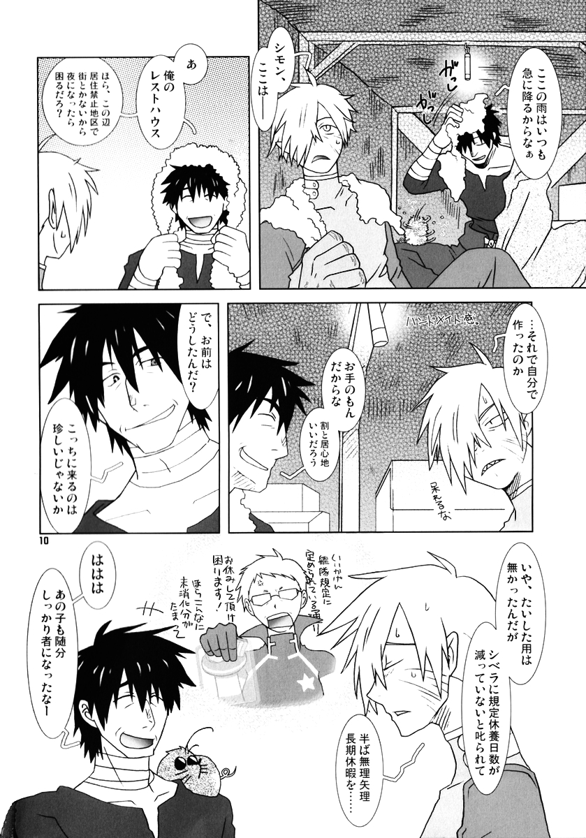 [Voyager Project (Konoe Ayahisa)] Fukushuu Drill R40 (Tengen Toppa Gurren Lagann) page 9 full