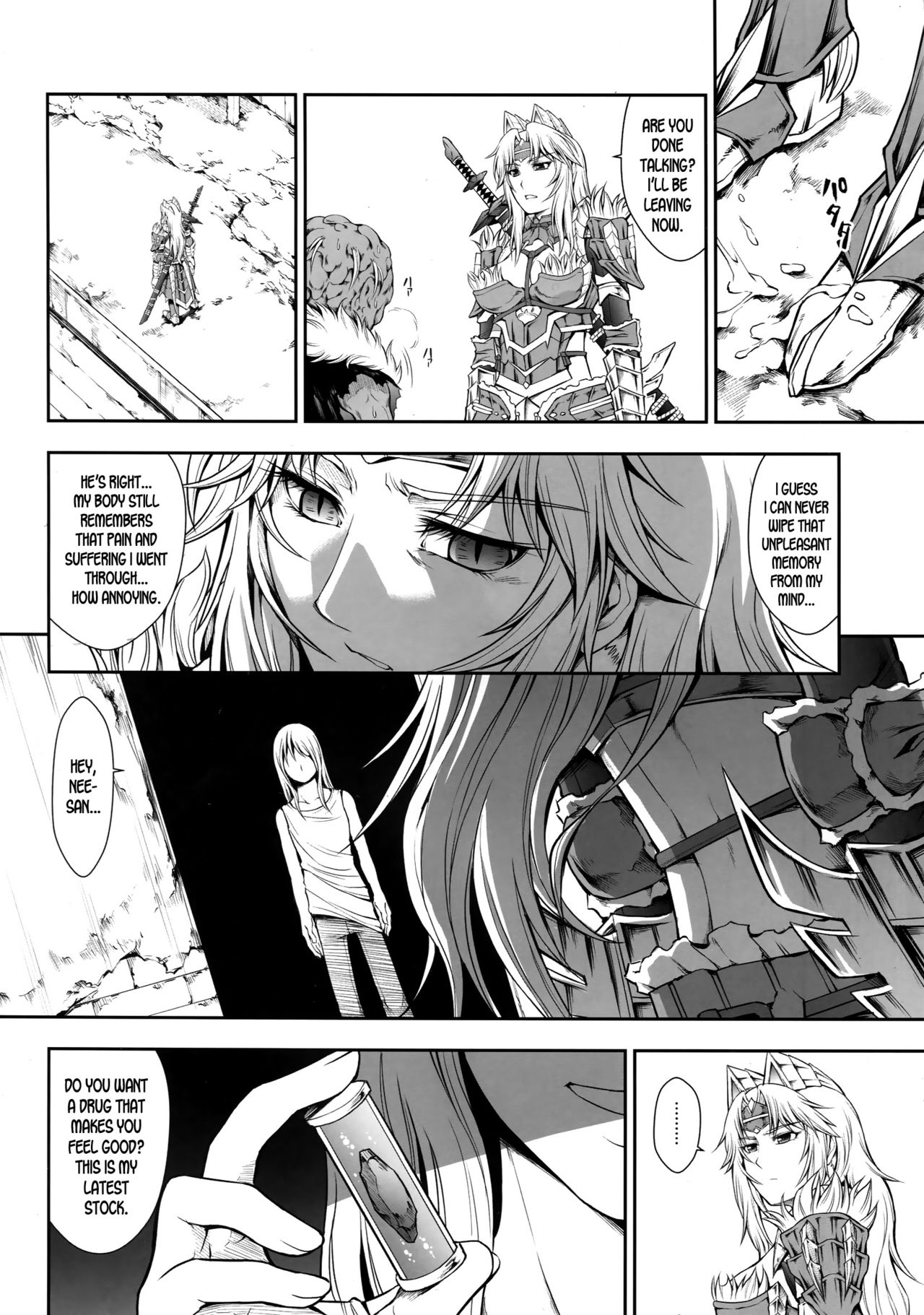 (C95) [Yokohama Junky (Makari Tohru)] Solo Hunter no Seitai WORLD 2 (Monster Hunter) [English] [desudesu] page 10 full